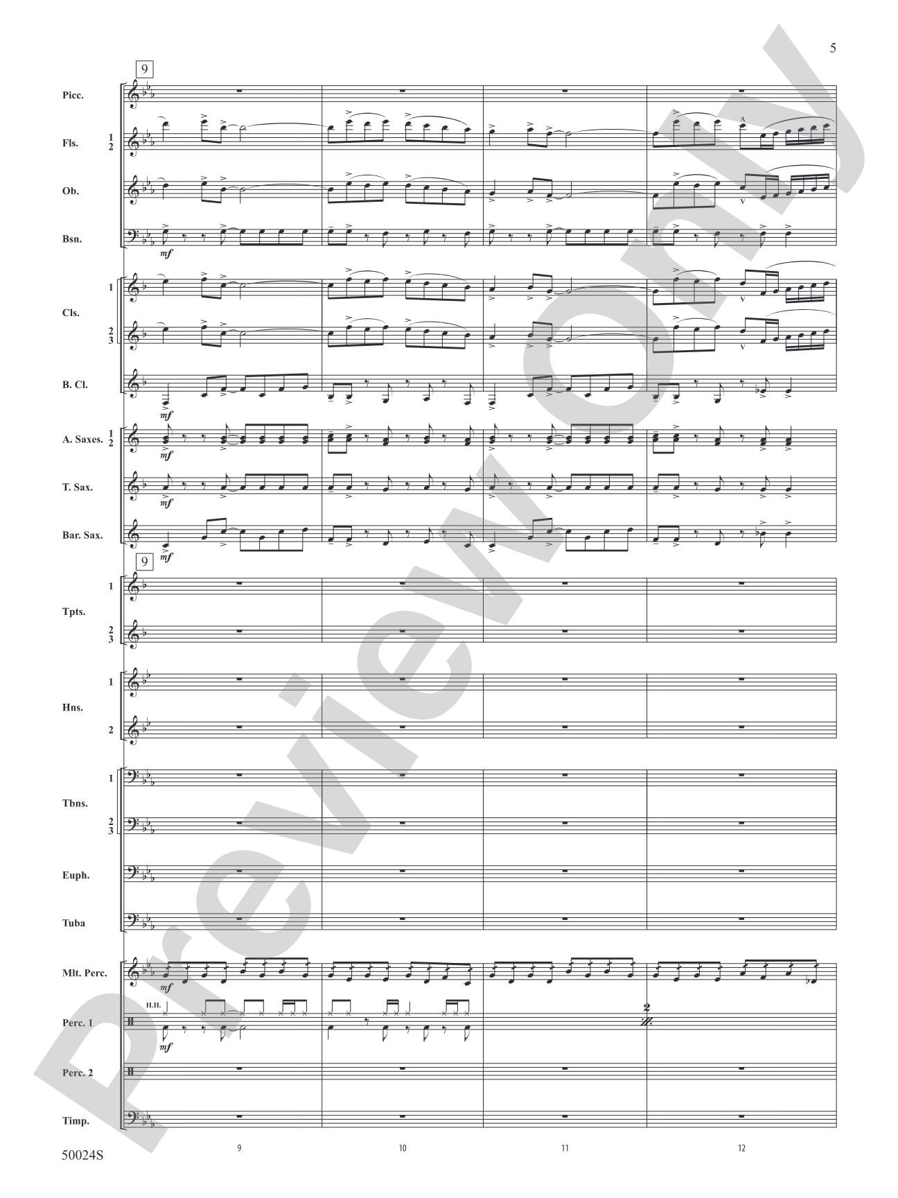 A Beacon of Light: Concert Band Conductor Score & Parts