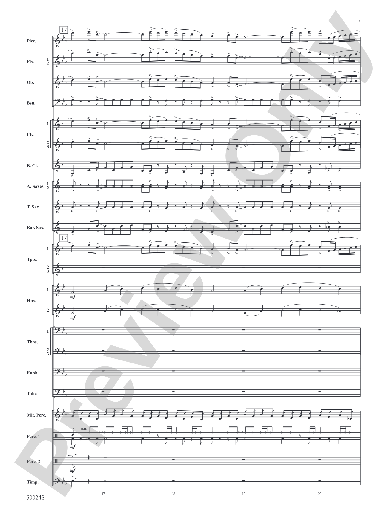 A Beacon of Light: Concert Band Conductor Score & Parts