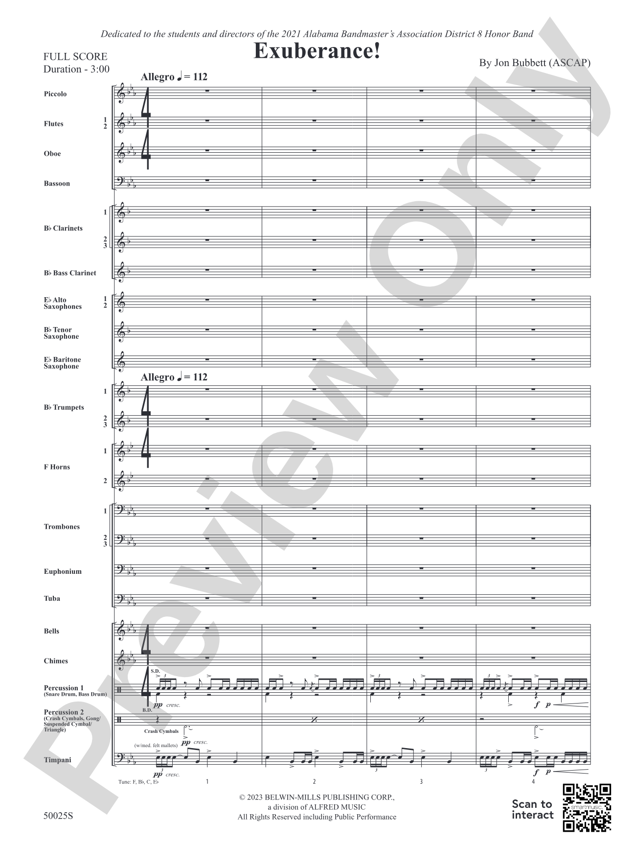 Exuberance!: Concert Band Conductor Score & Parts