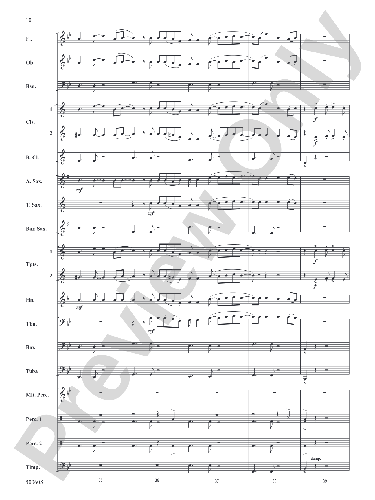 Made You Look: Concert Band Conductor Score & Parts
