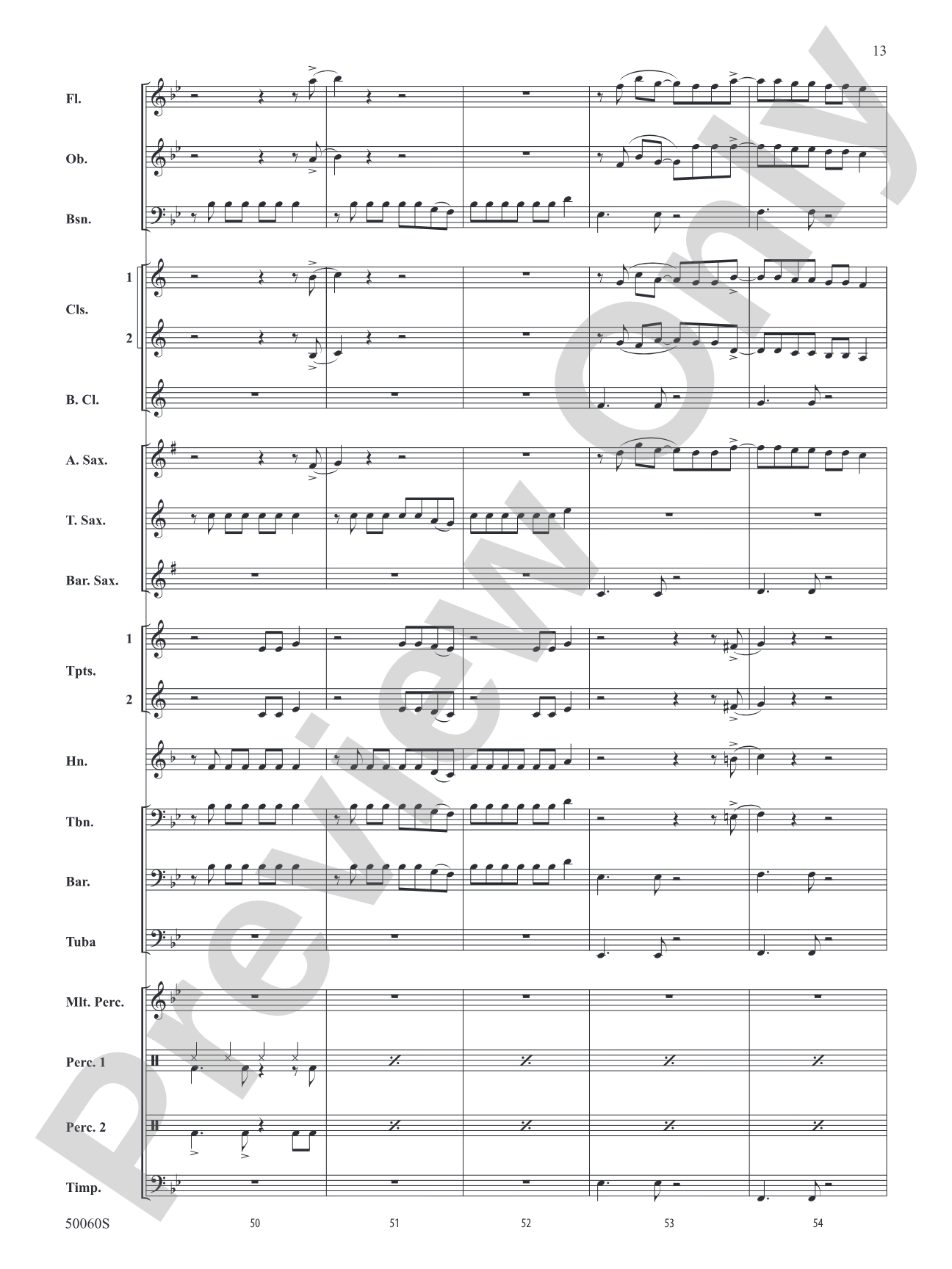 Made You Look: Concert Band Conductor Score & Parts