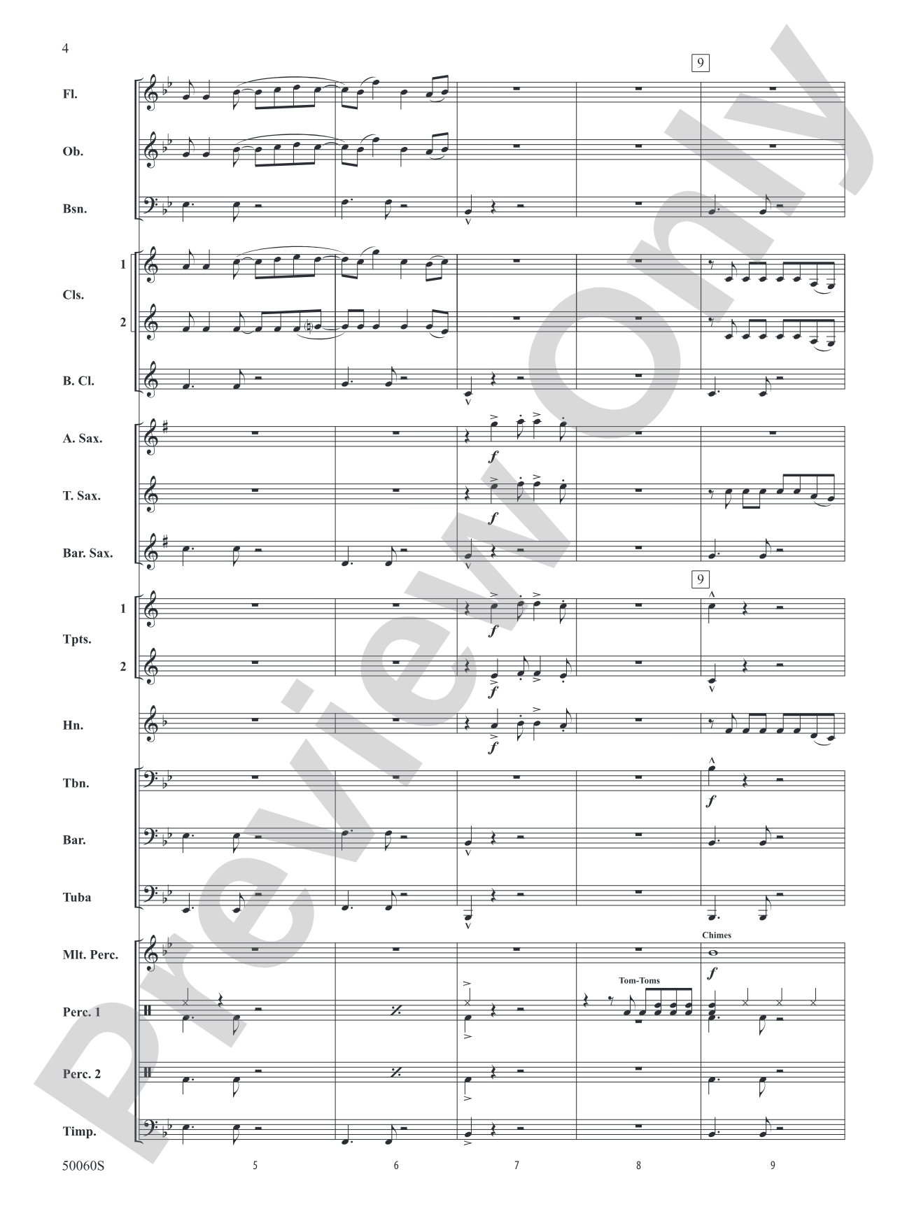Made You Look: Concert Band Conductor Score & Parts