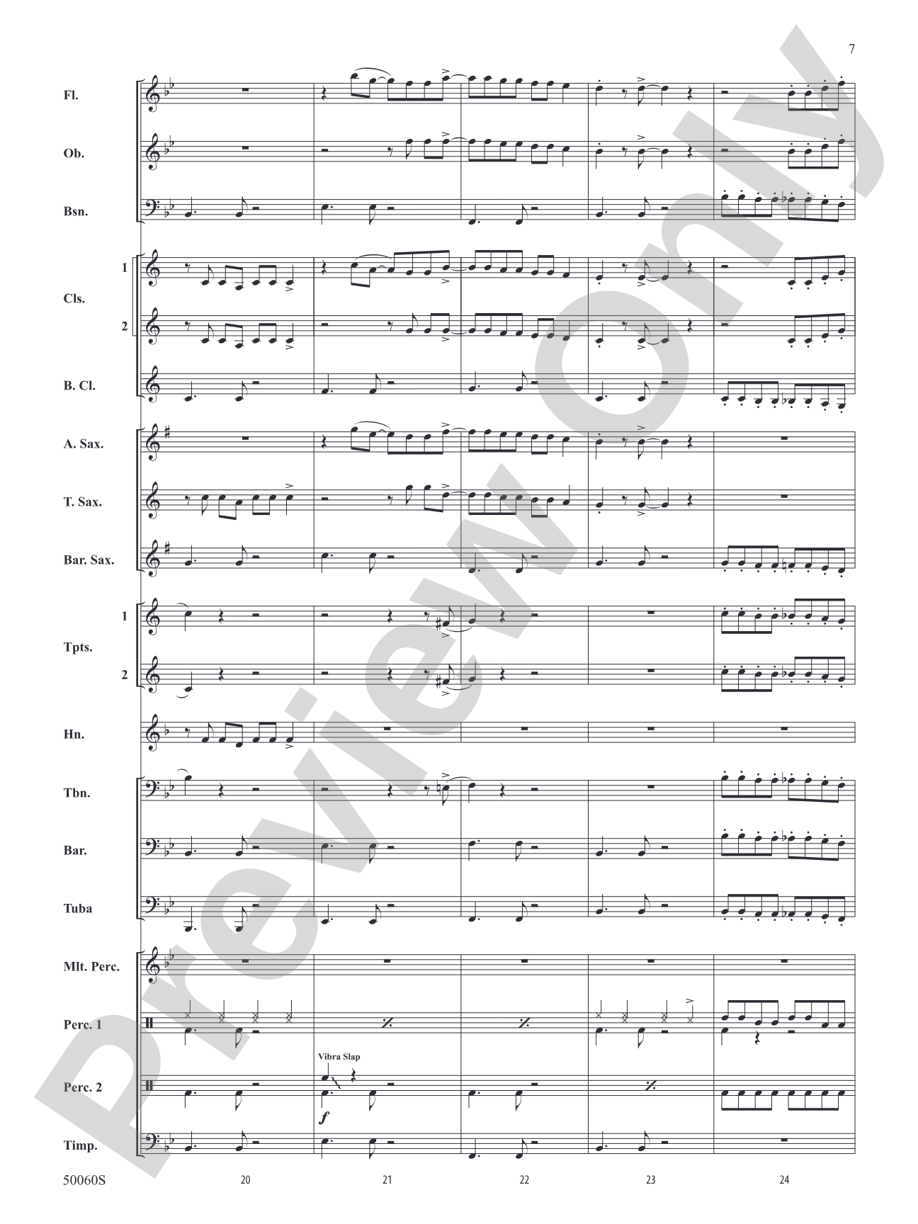 Made You Look: Concert Band Conductor Score & Parts