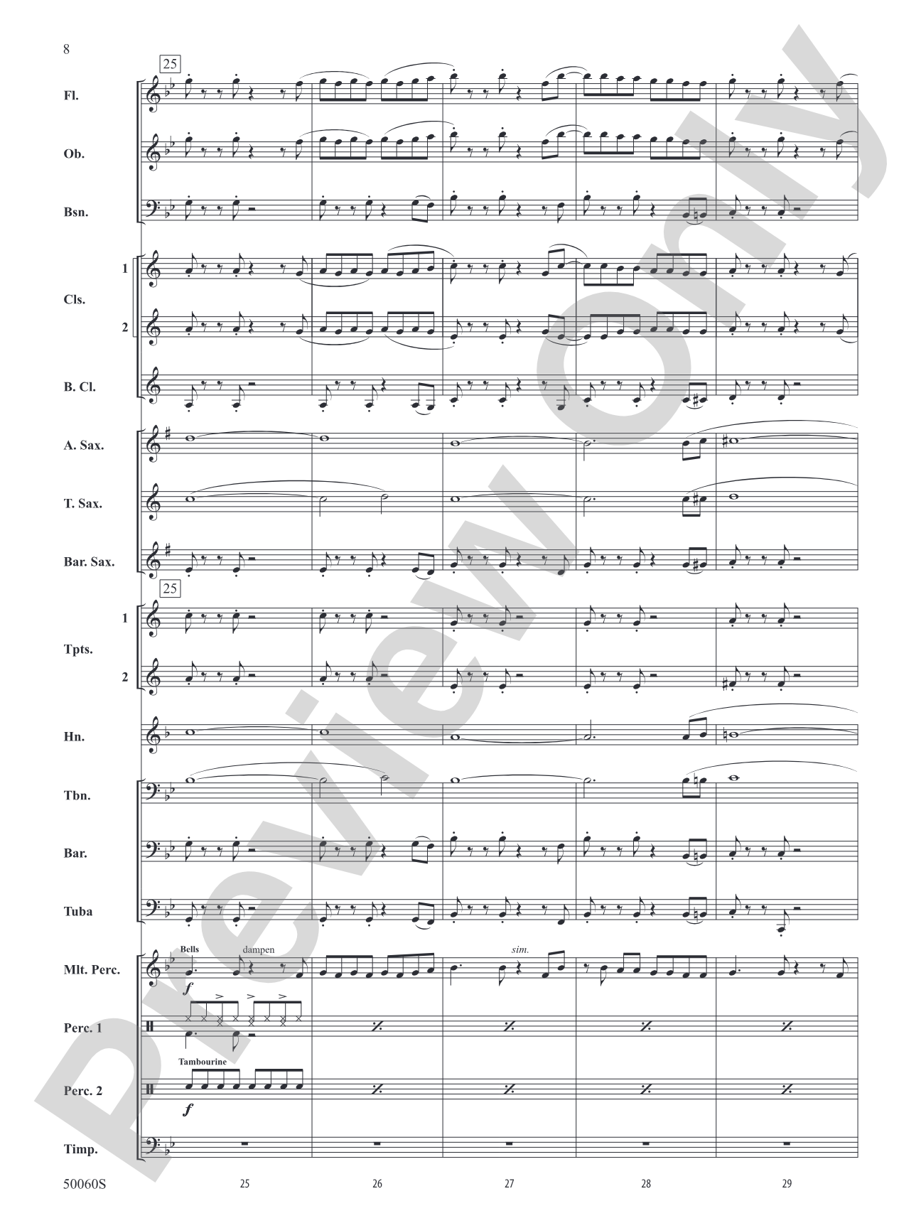 Made You Look: Concert Band Conductor Score & Parts