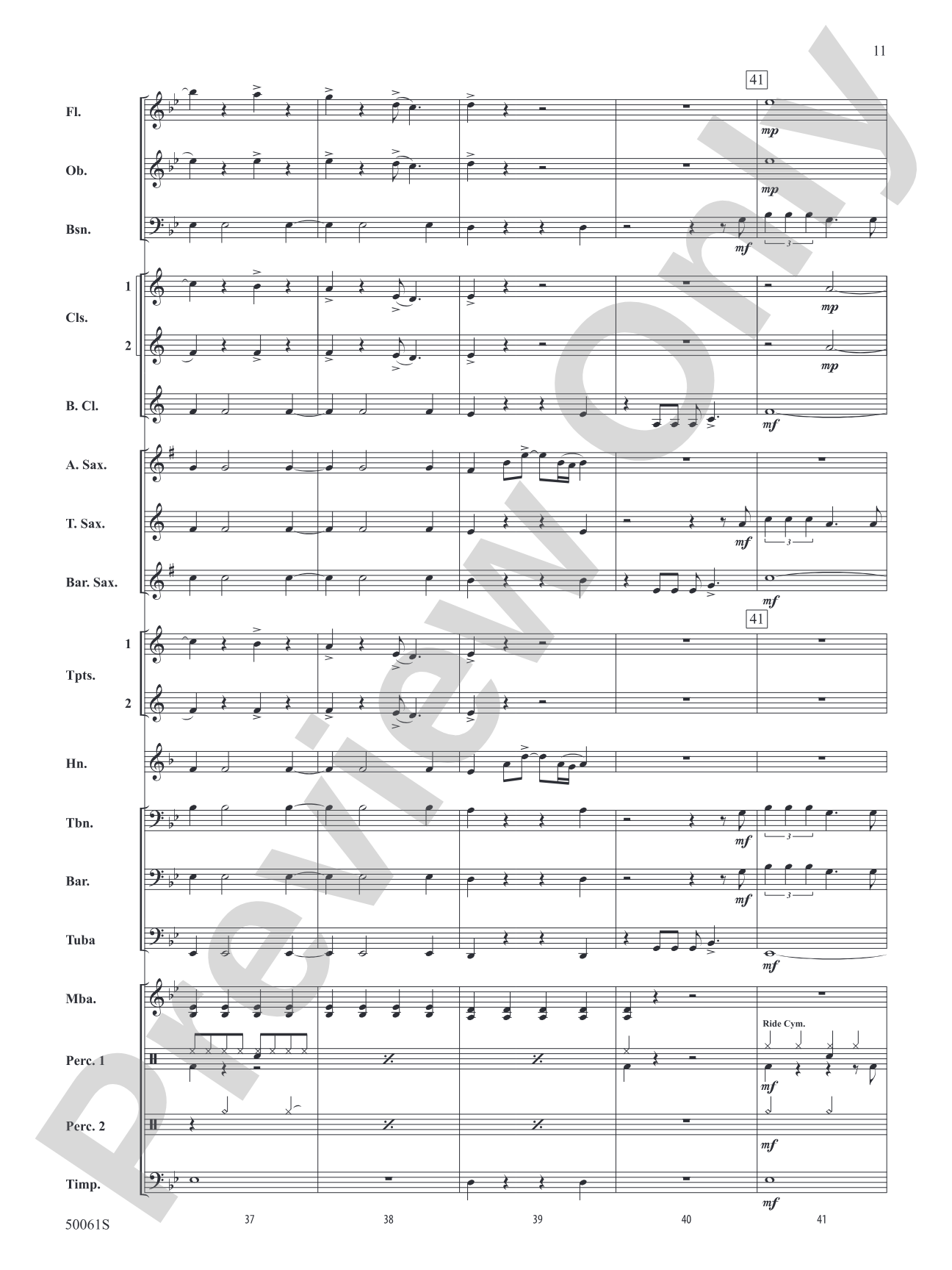 Enemy: Concert Band Conductor Score & Parts