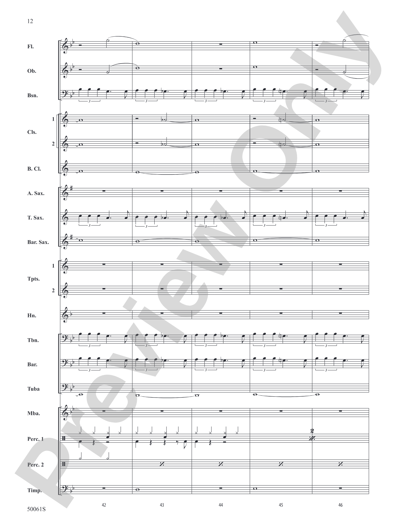 Enemy: Concert Band Conductor Score & Parts