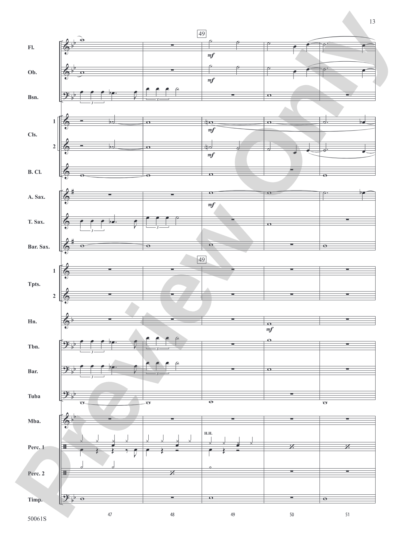 Enemy: Concert Band Conductor Score & Parts