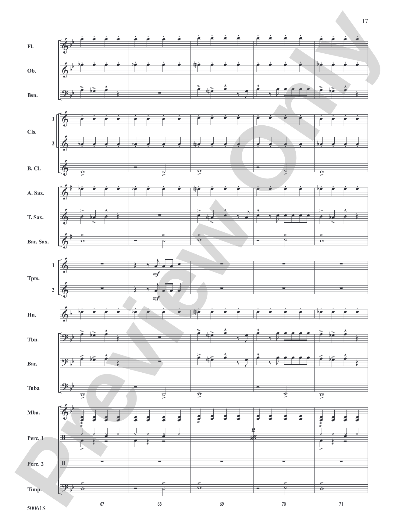 Enemy: Concert Band Conductor Score & Parts