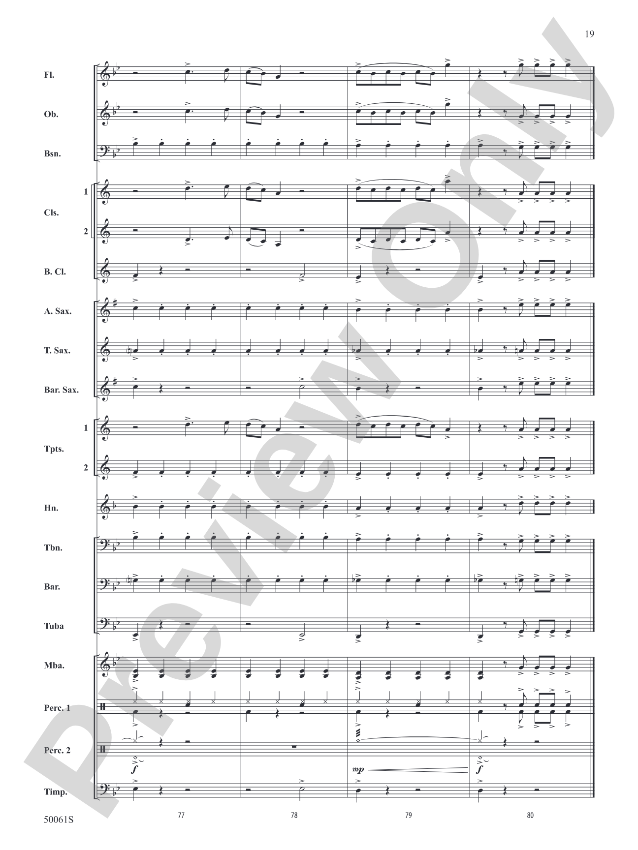 Enemy: Concert Band Conductor Score & Parts