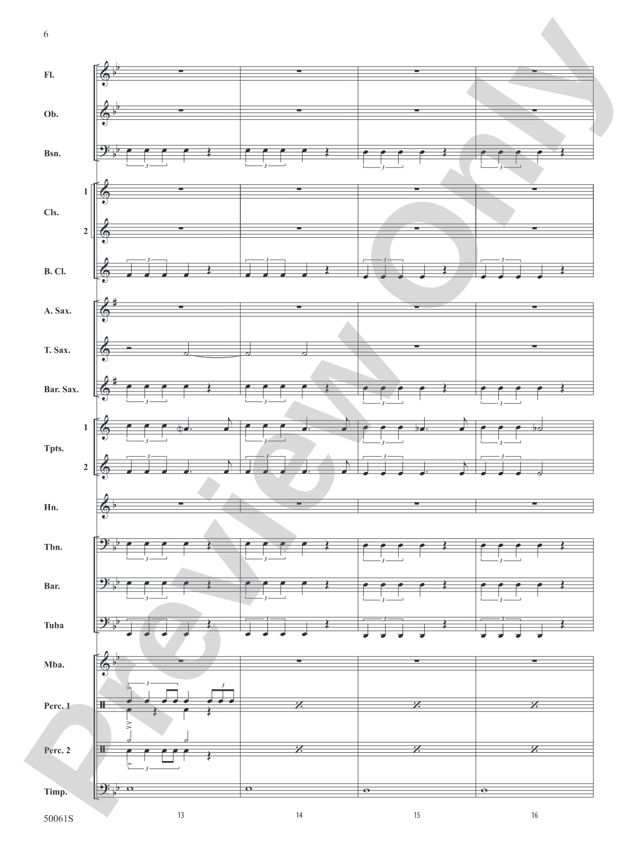 Enemy: Concert Band Conductor Score & Parts