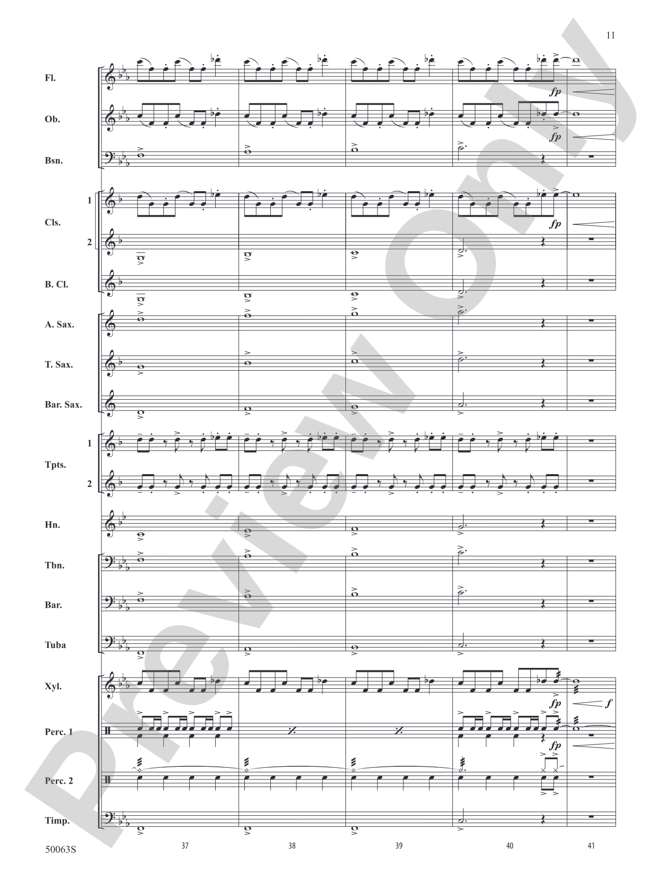 Halloween Theme: Concert Band Conductor Score & Parts