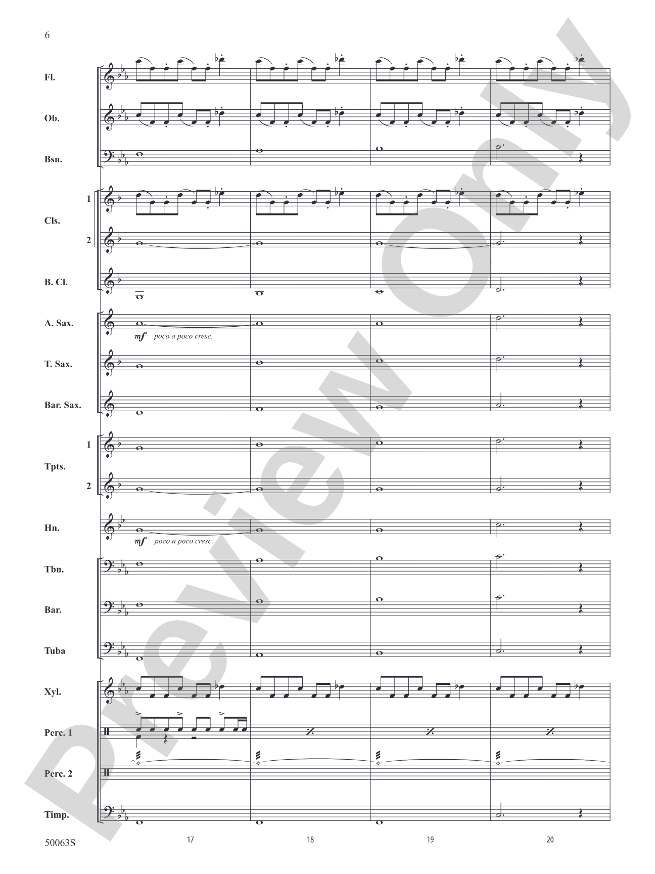 Halloween Theme: Concert Band Conductor Score & Parts