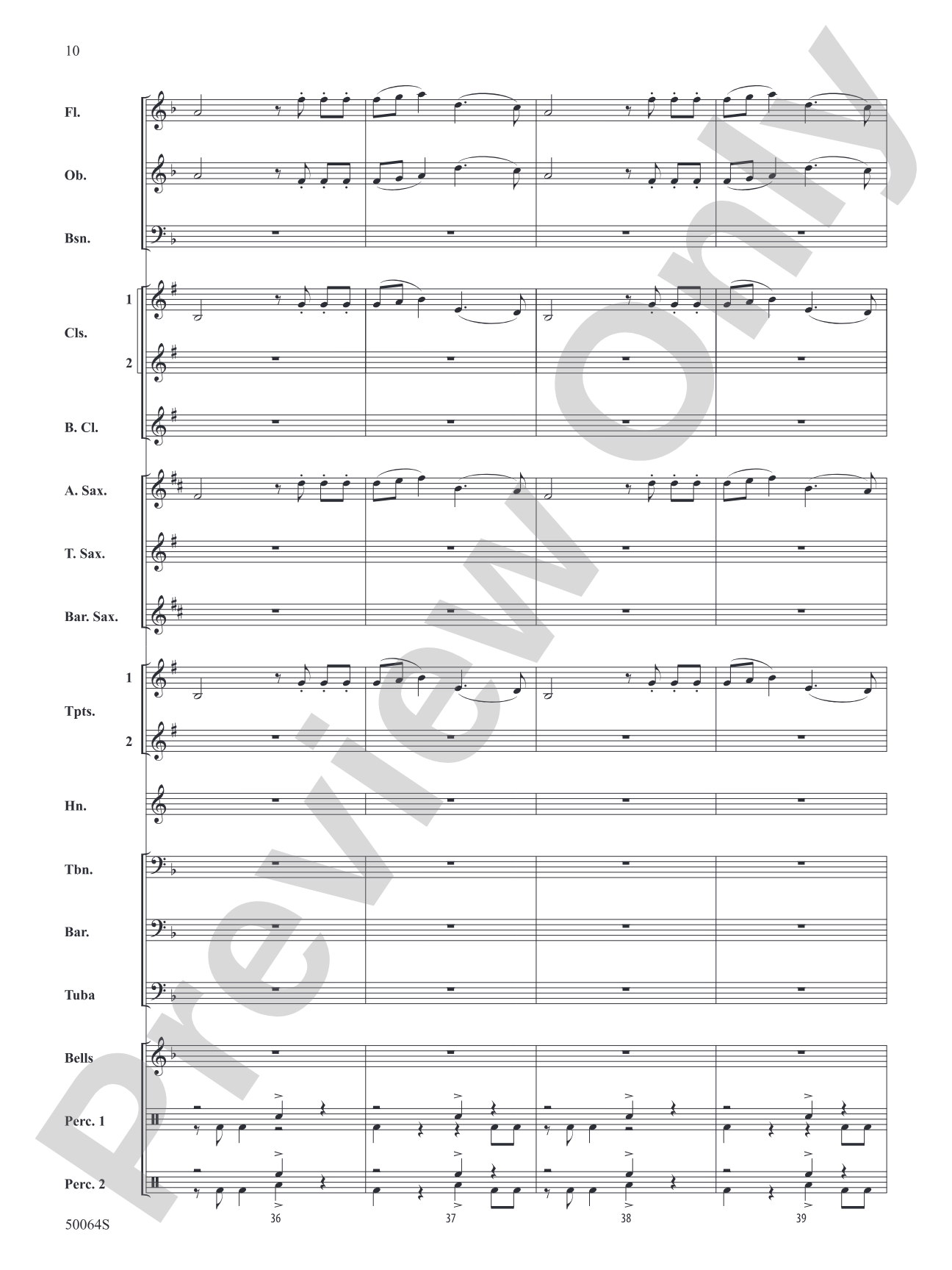 A Taylor Swift Duo: Concert Band Conductor Score & Parts