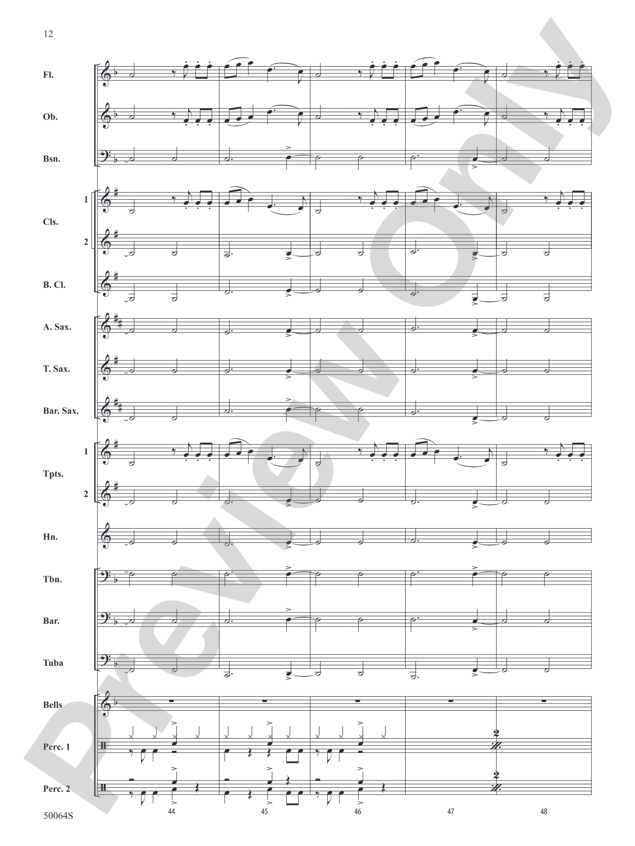 A Taylor Swift Duo: Concert Band Conductor Score & Parts