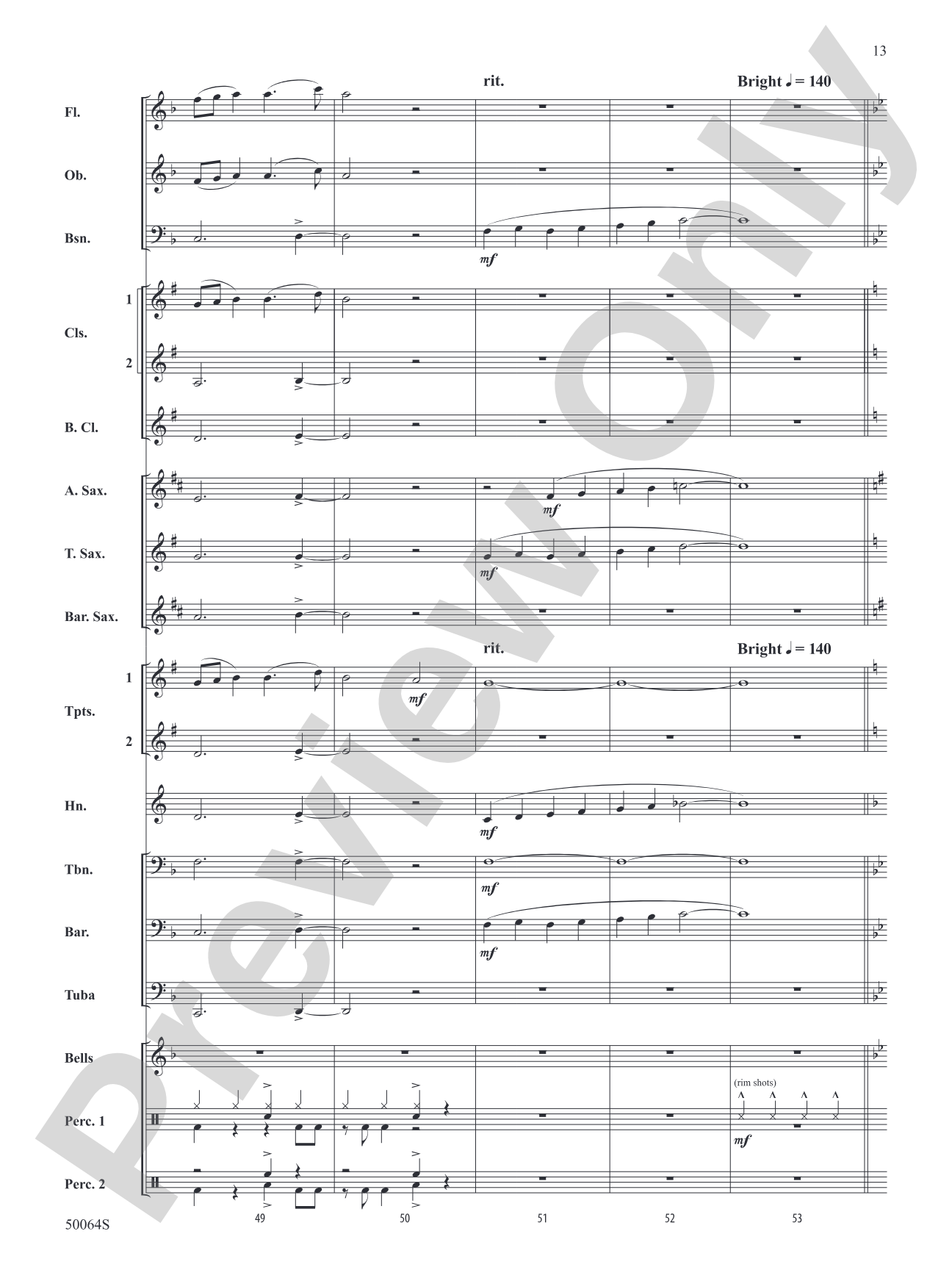 A Taylor Swift Duo: Concert Band Conductor Score & Parts