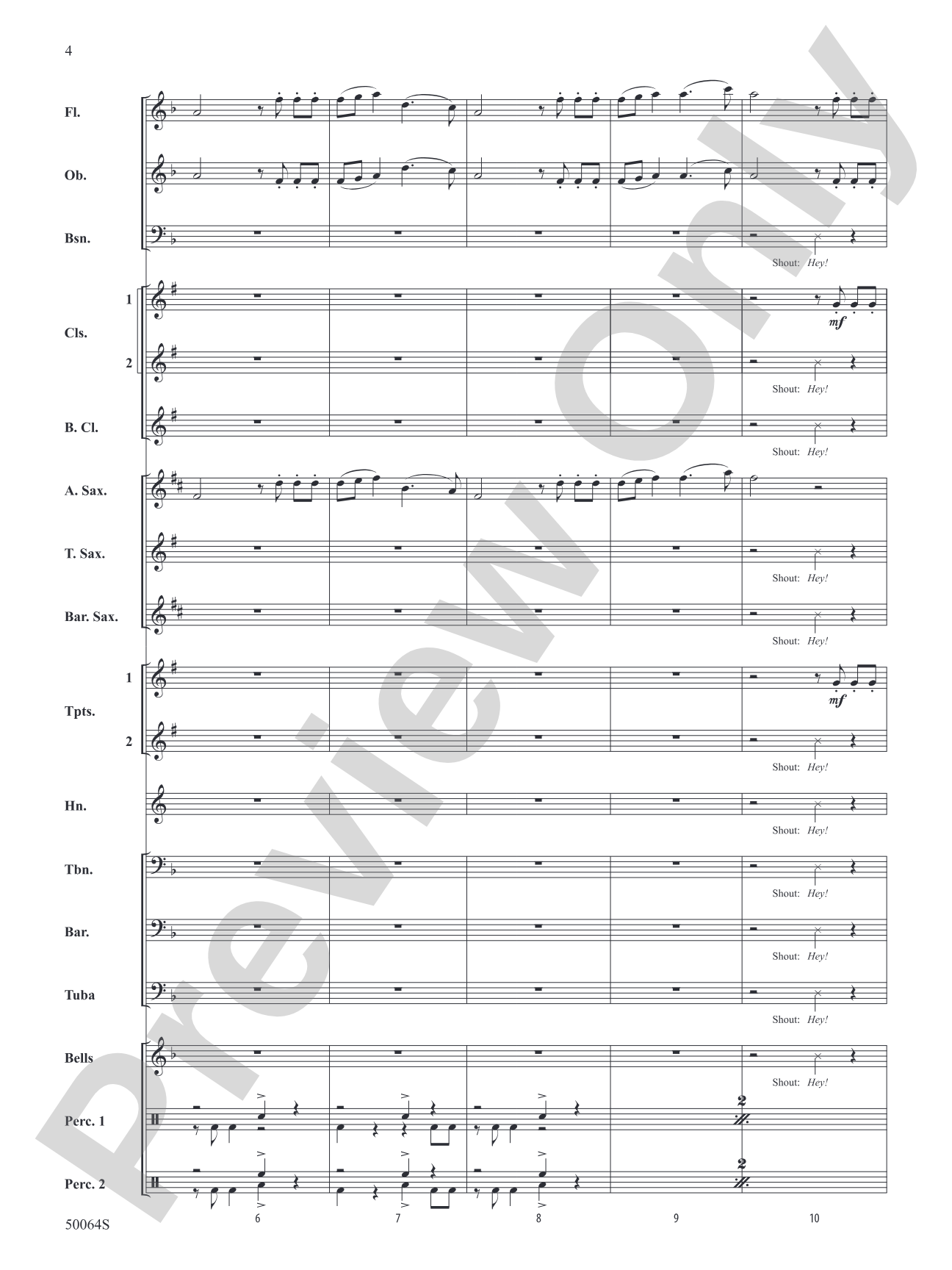 A Taylor Swift Duo: Concert Band Conductor Score & Parts