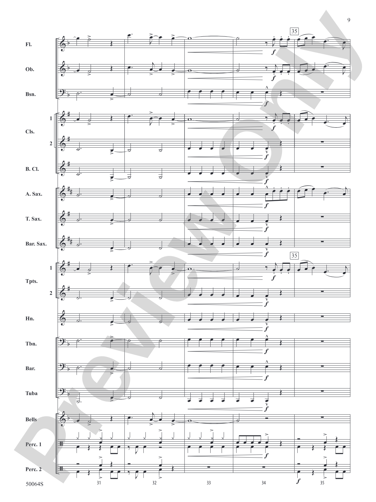 A Taylor Swift Duo: Concert Band Conductor Score & Parts