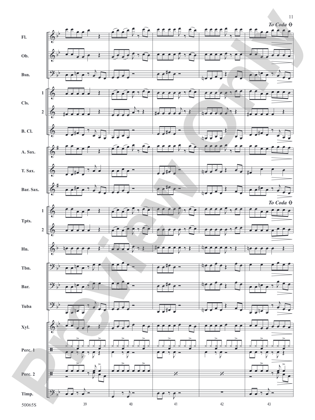 Bones: Concert Band Conductor Score & Parts