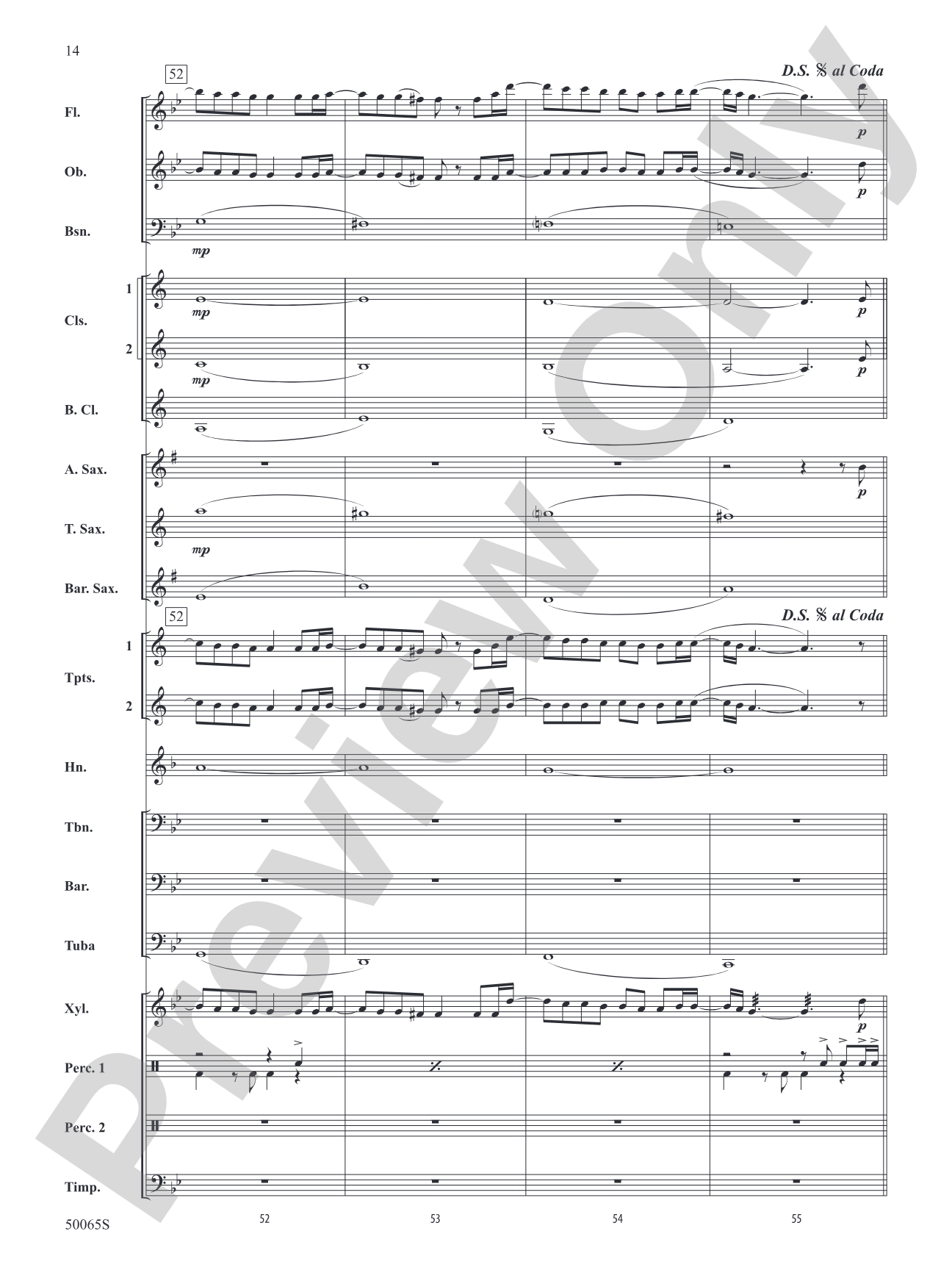 Bones: Concert Band Conductor Score & Parts