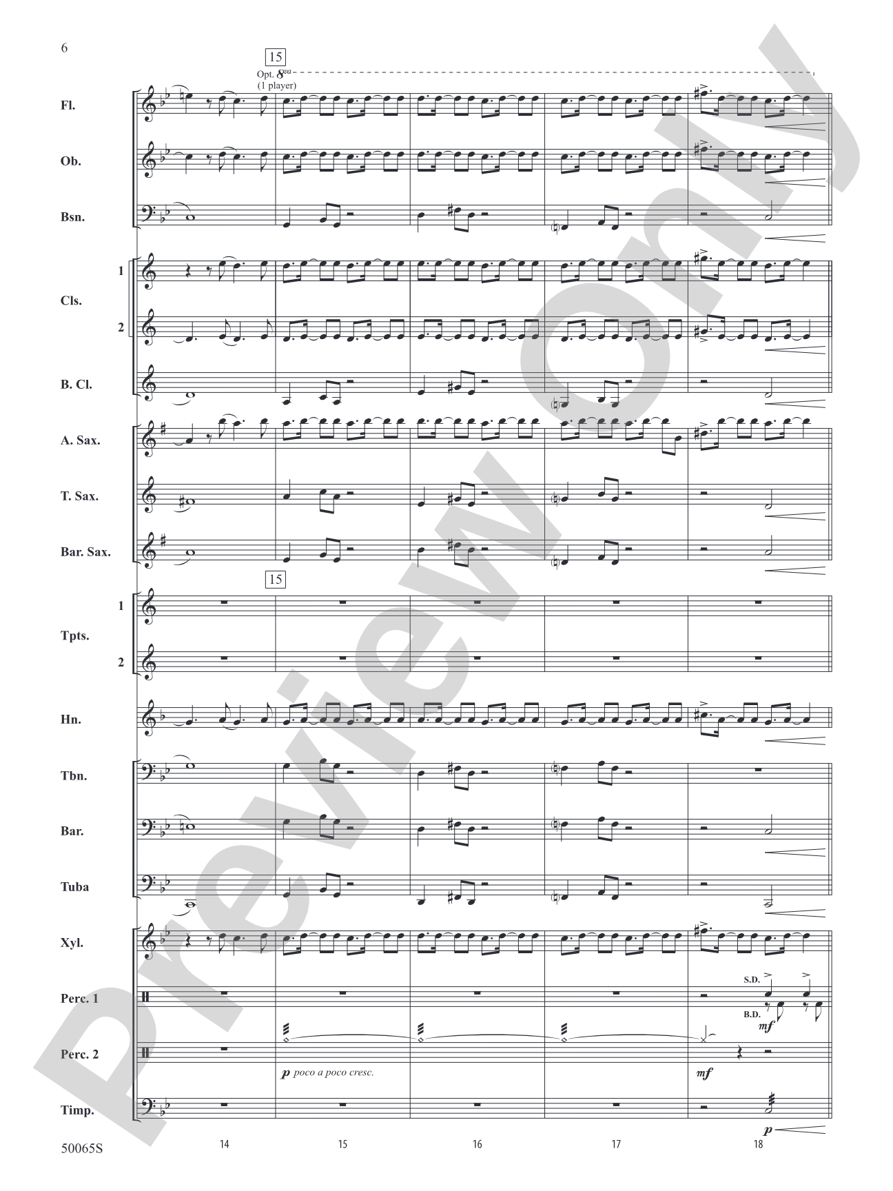 Bones: Concert Band Conductor Score & Parts