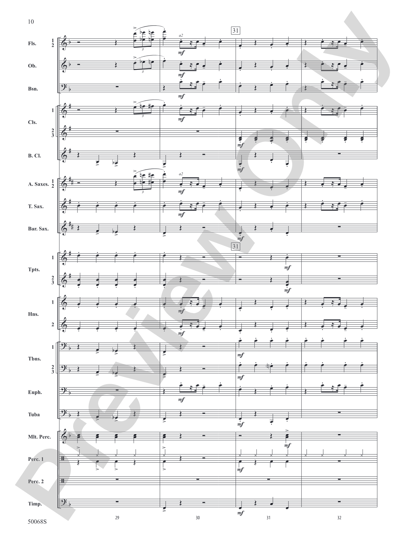 Annie: Concert Band Conductor Score & Parts