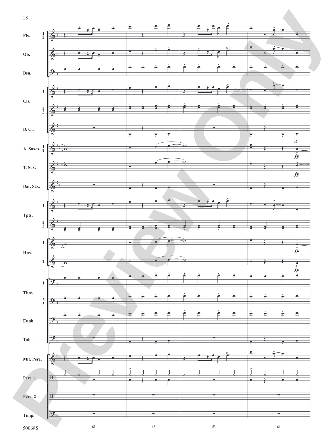 Annie: Concert Band Conductor Score & Parts