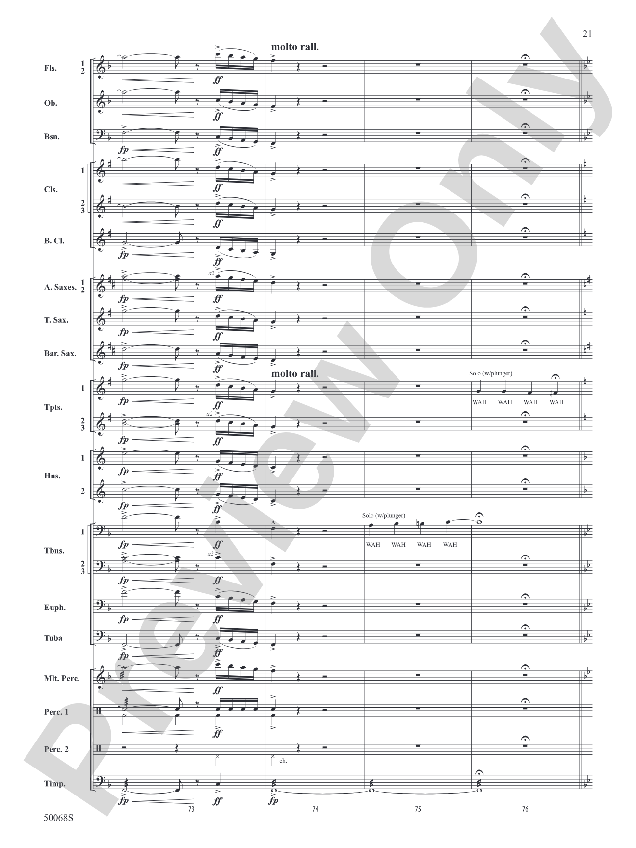 Annie: Concert Band Conductor Score & Parts