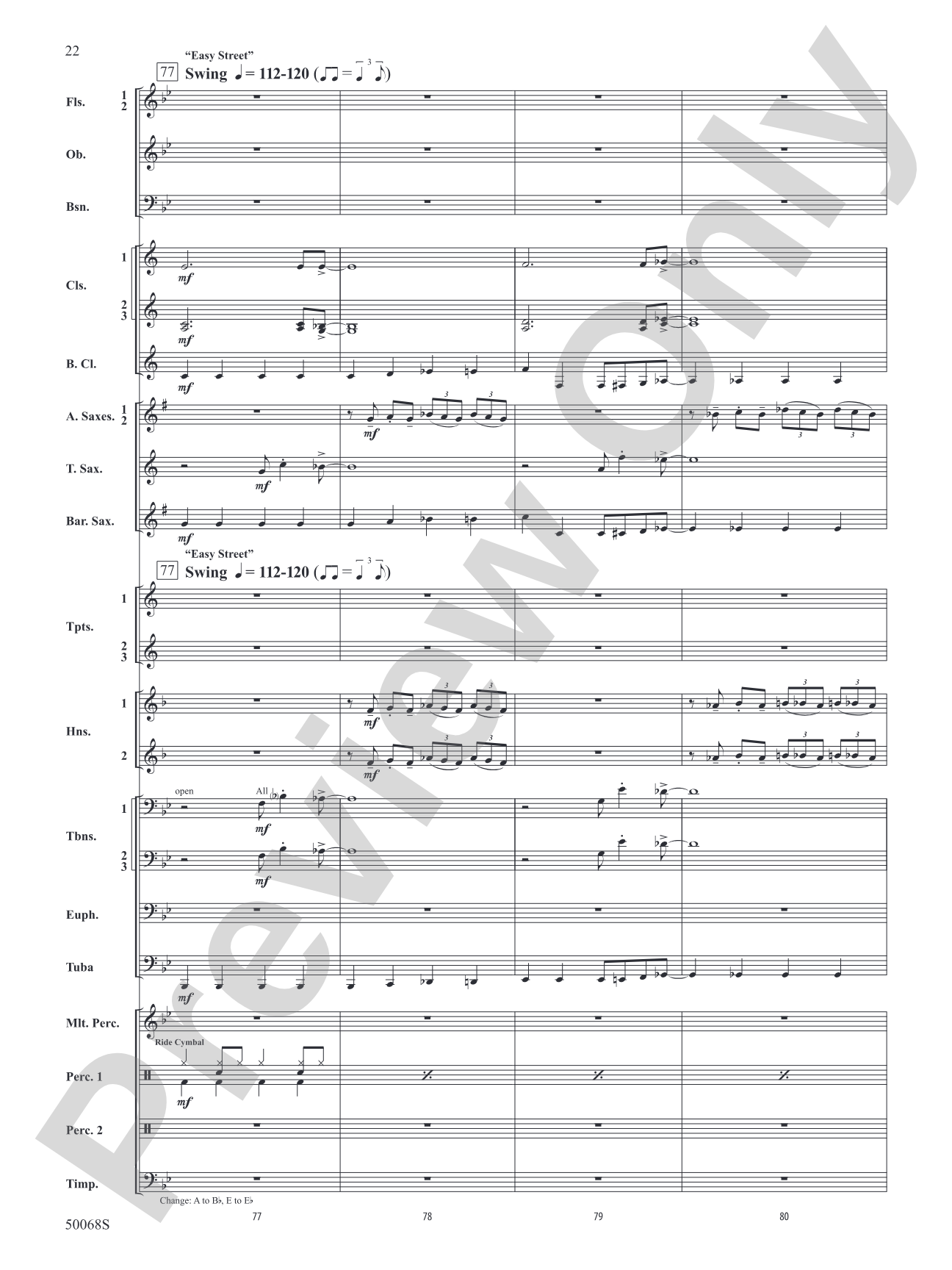 Annie: Concert Band Conductor Score & Parts