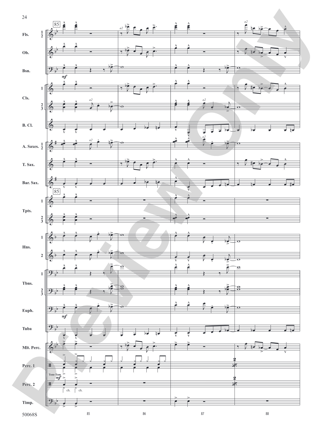Annie: Concert Band Conductor Score & Parts