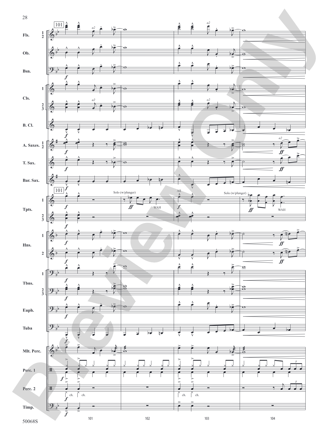 Annie: Concert Band Conductor Score & Parts