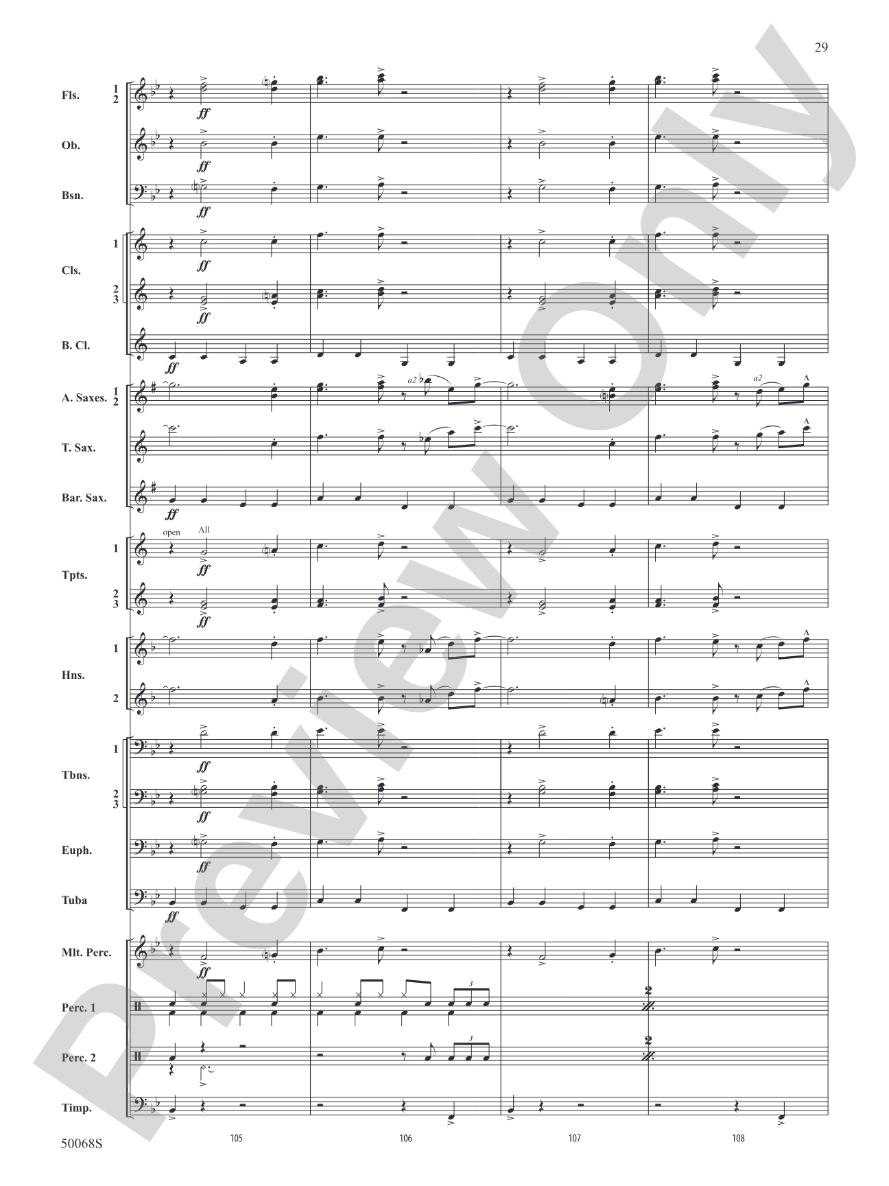 Annie: Concert Band Conductor Score & Parts