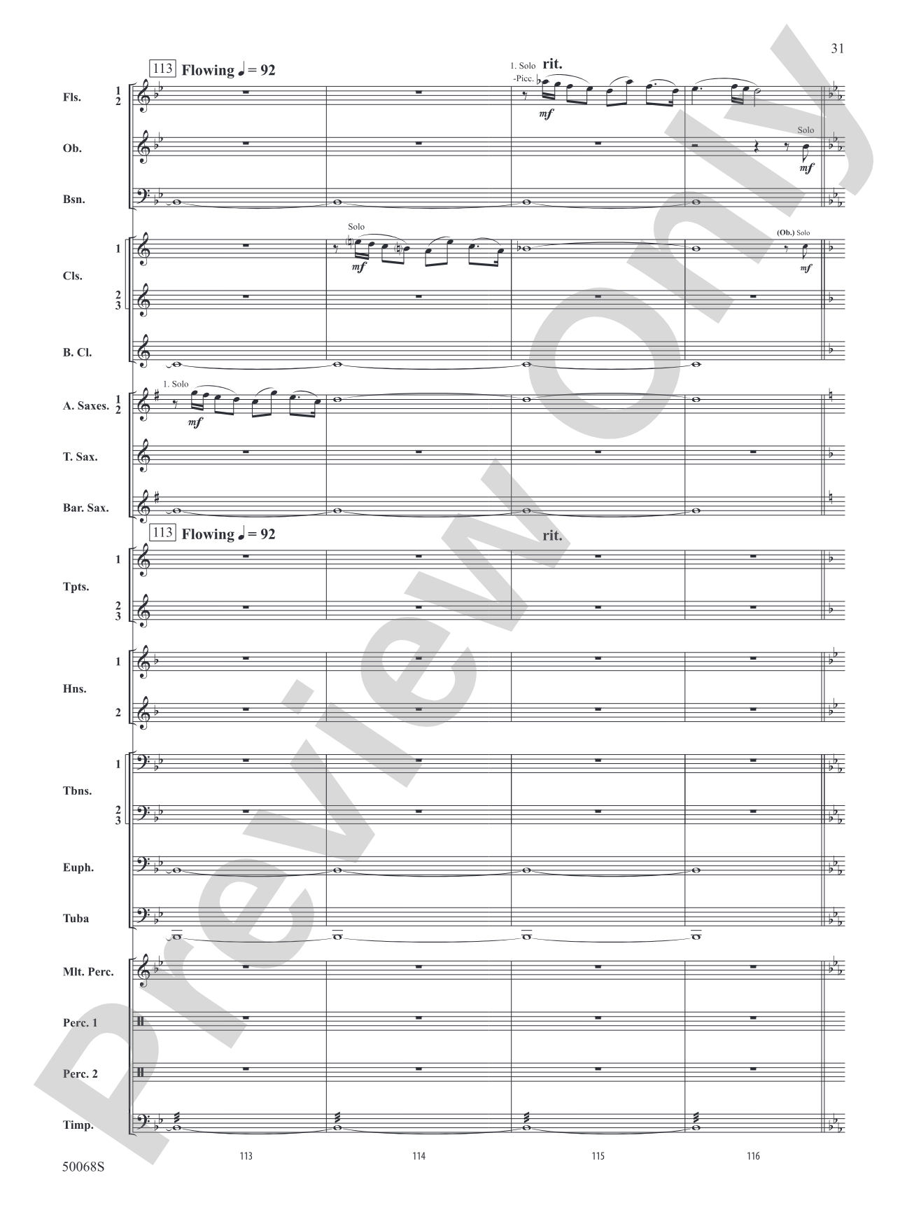 Annie: Concert Band Conductor Score & Parts