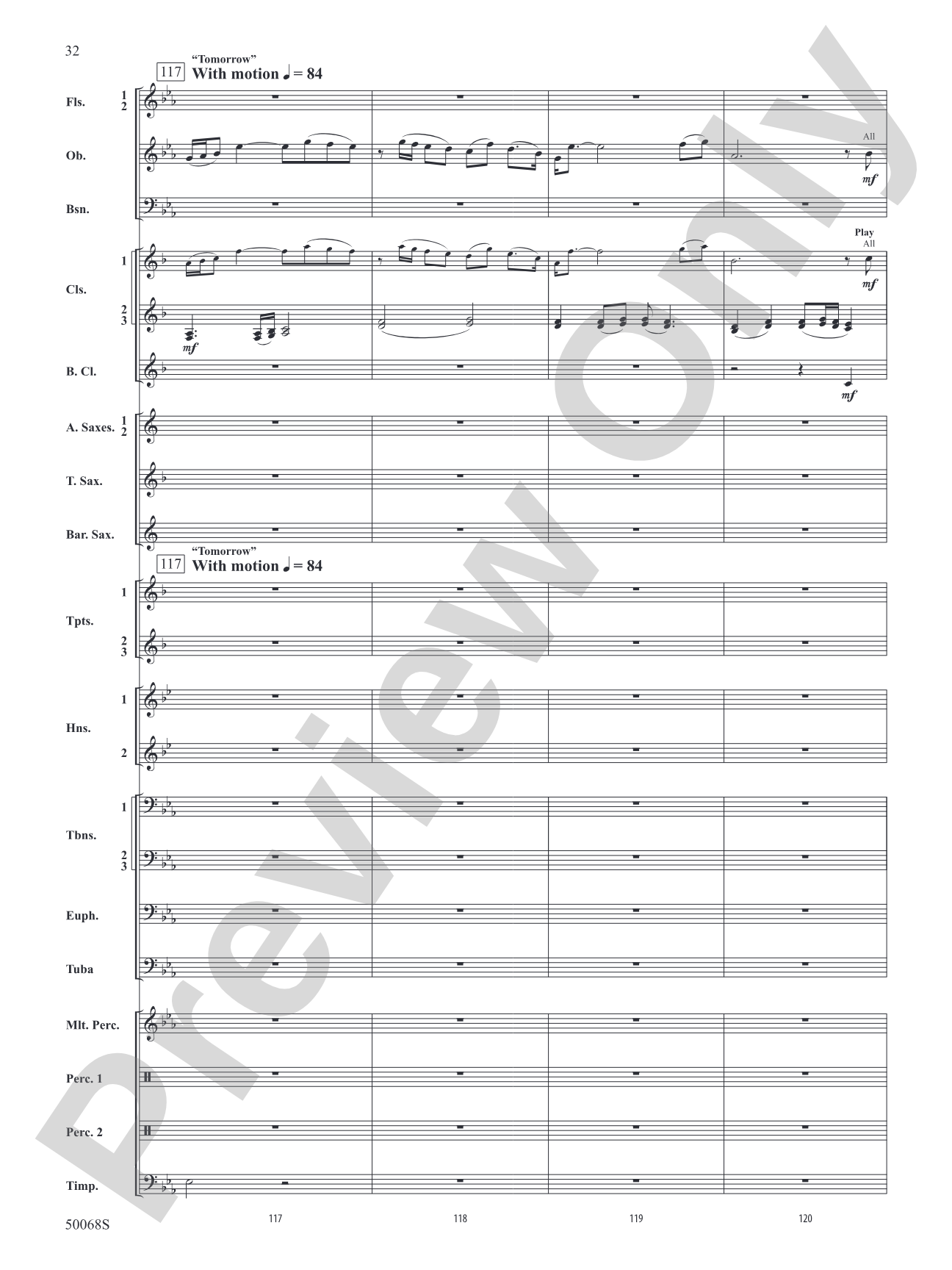 Annie: Concert Band Conductor Score & Parts