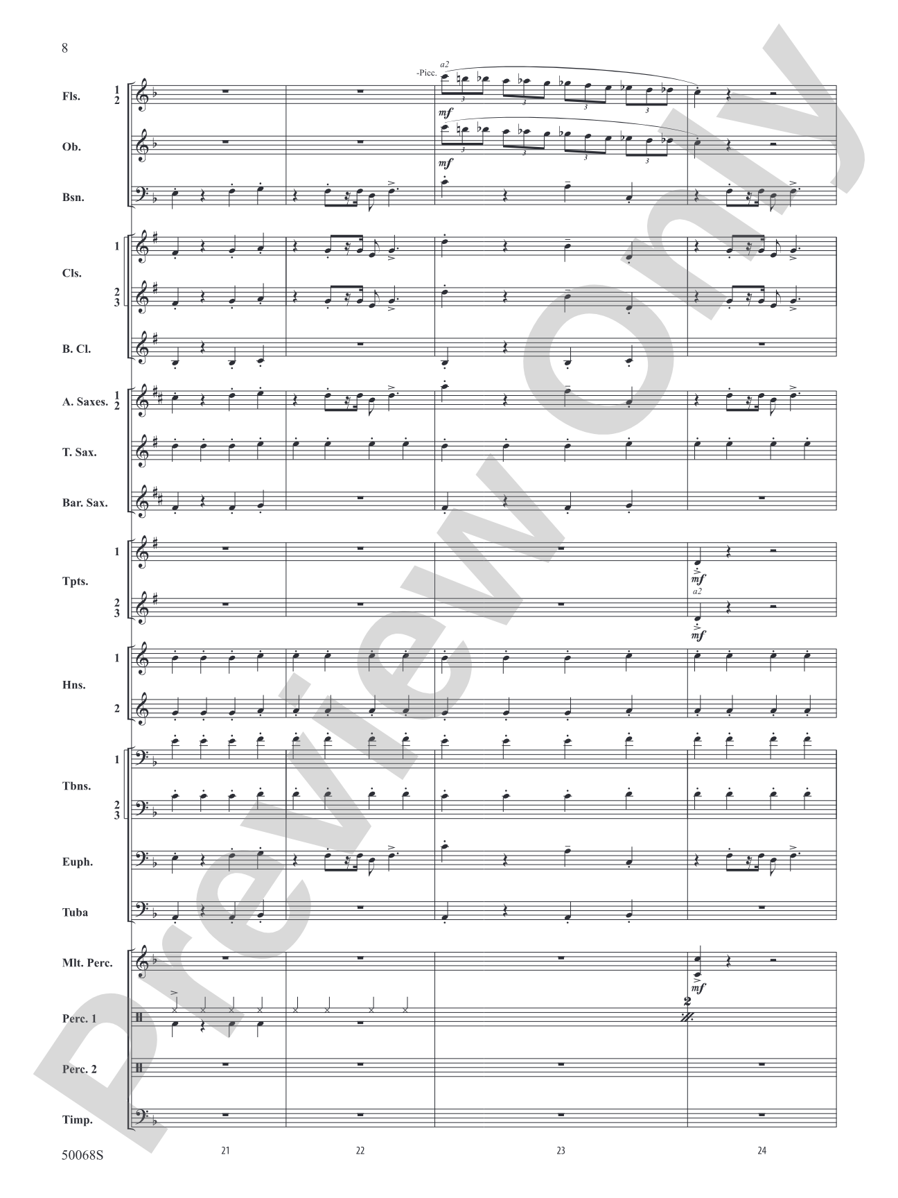 Annie: Concert Band Conductor Score & Parts