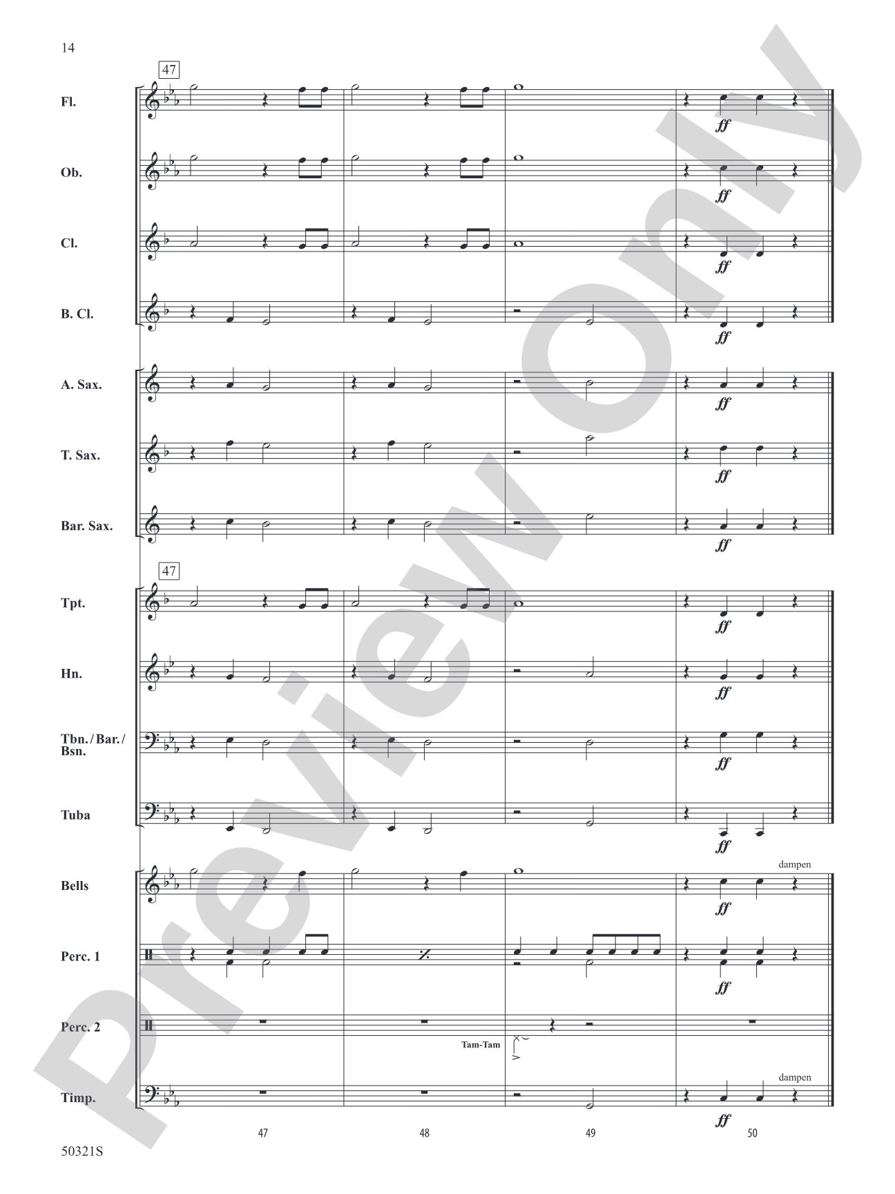 Entrance of the Shogun: Concert Band Conductor Score & Parts