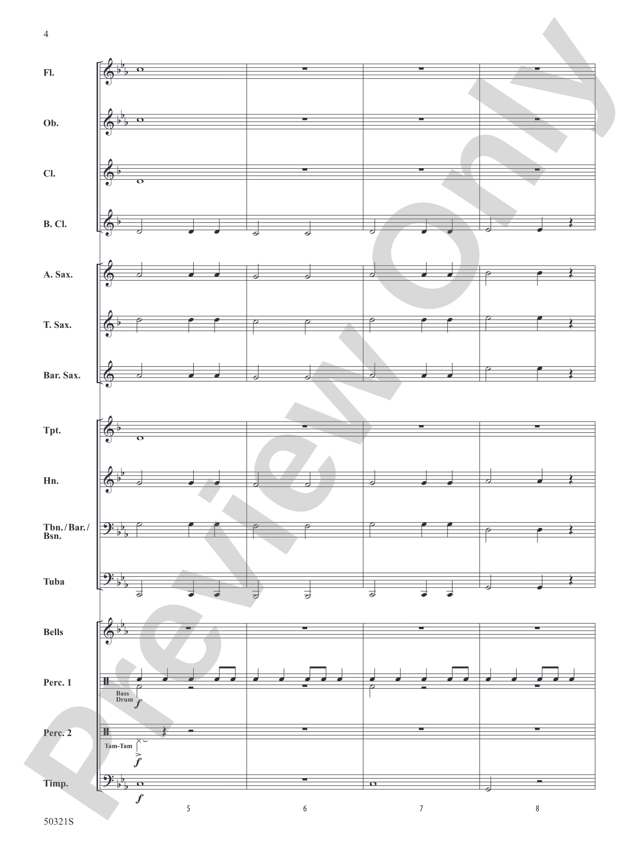 Entrance of the Shogun: Concert Band Conductor Score & Parts