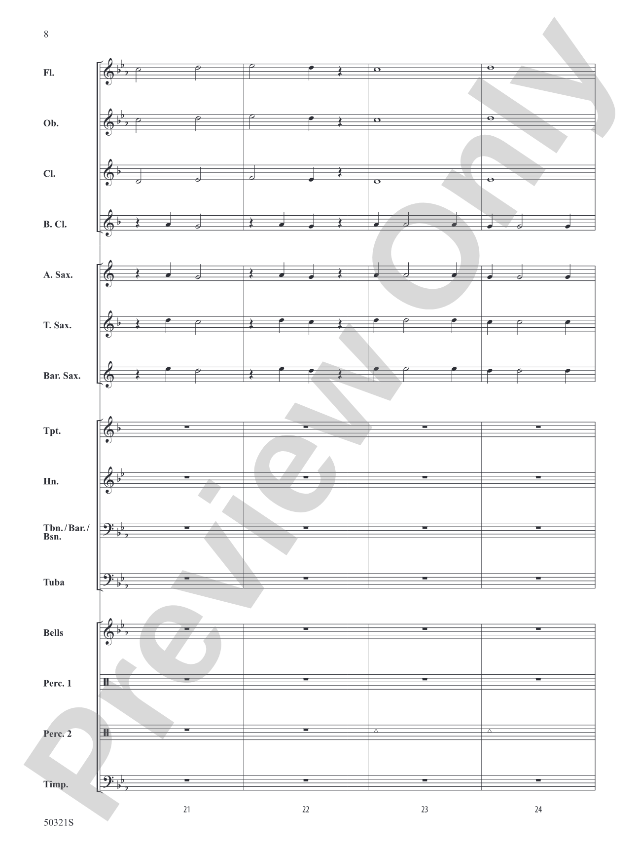 Entrance of the Shogun: Concert Band Conductor Score & Parts