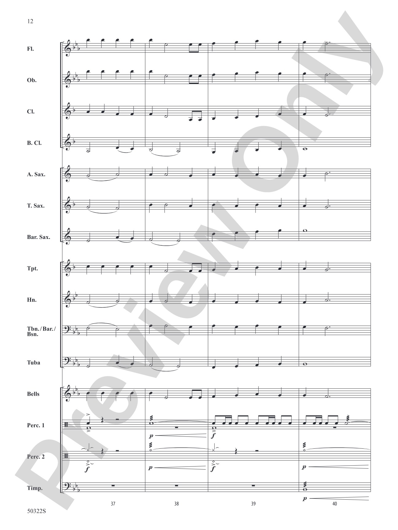A Scottish Hymn: Concert Band Conductor Score & Parts