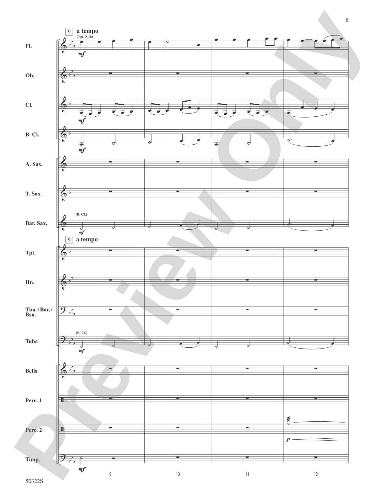 A Scottish Hymn: Concert Band Conductor Score & Parts