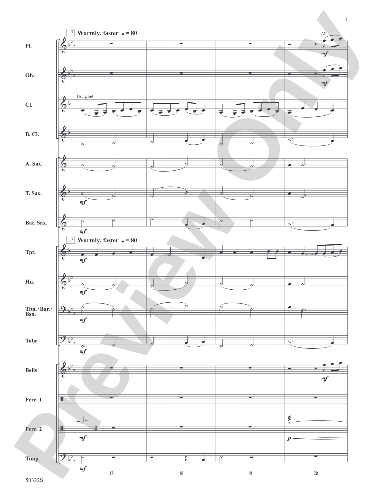 A Scottish Hymn: Concert Band Conductor Score & Parts