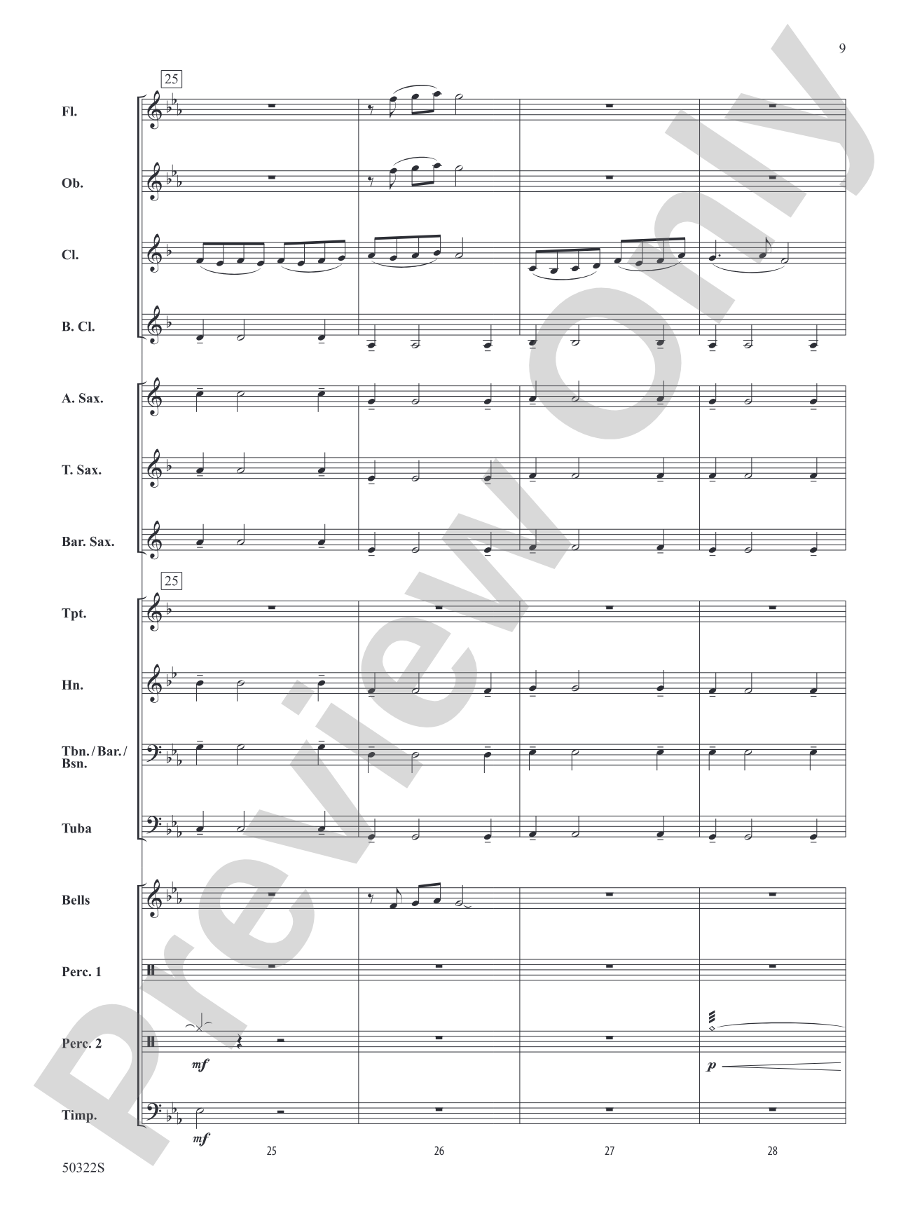 A Scottish Hymn: Concert Band Conductor Score & Parts