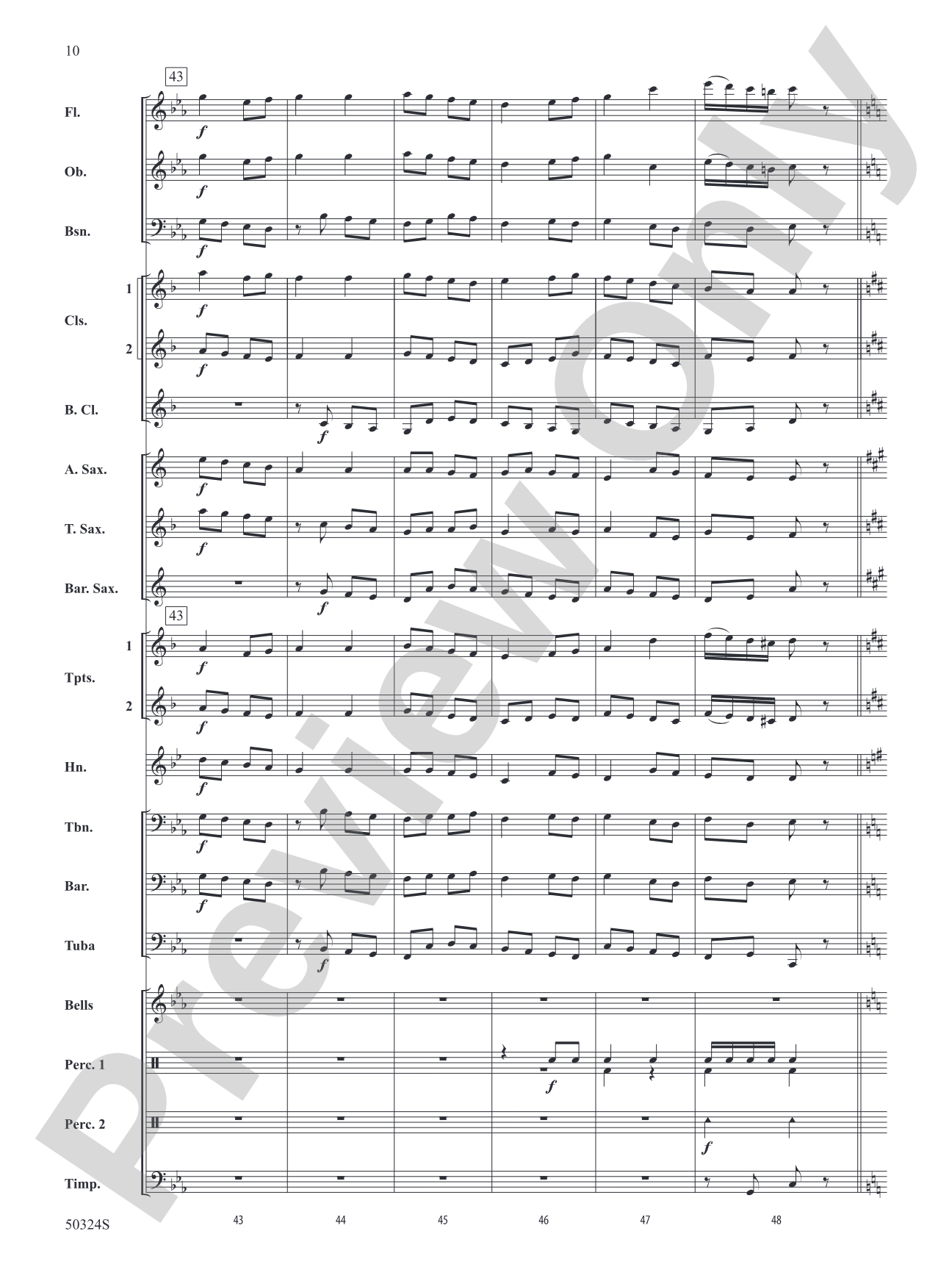 Moorside March: Concert Band Conductor Score & Parts