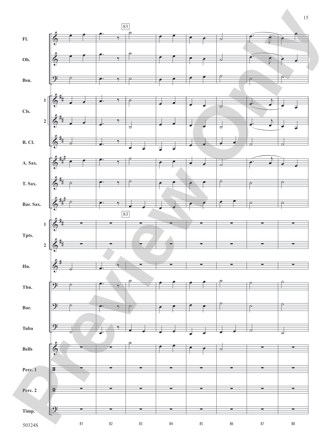 Moorside March: Concert Band Conductor Score & Parts