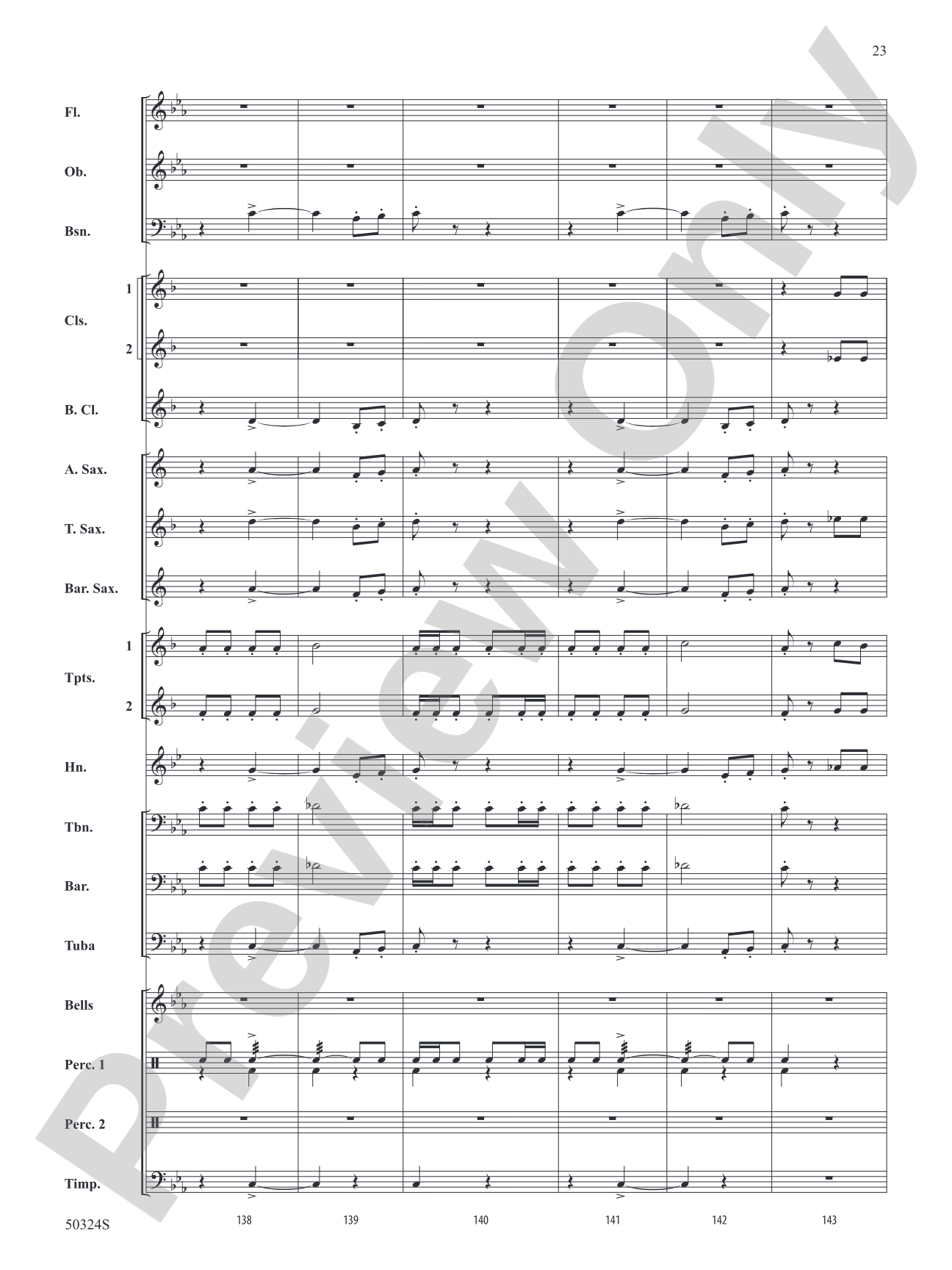 Moorside March: Concert Band Conductor Score & Parts