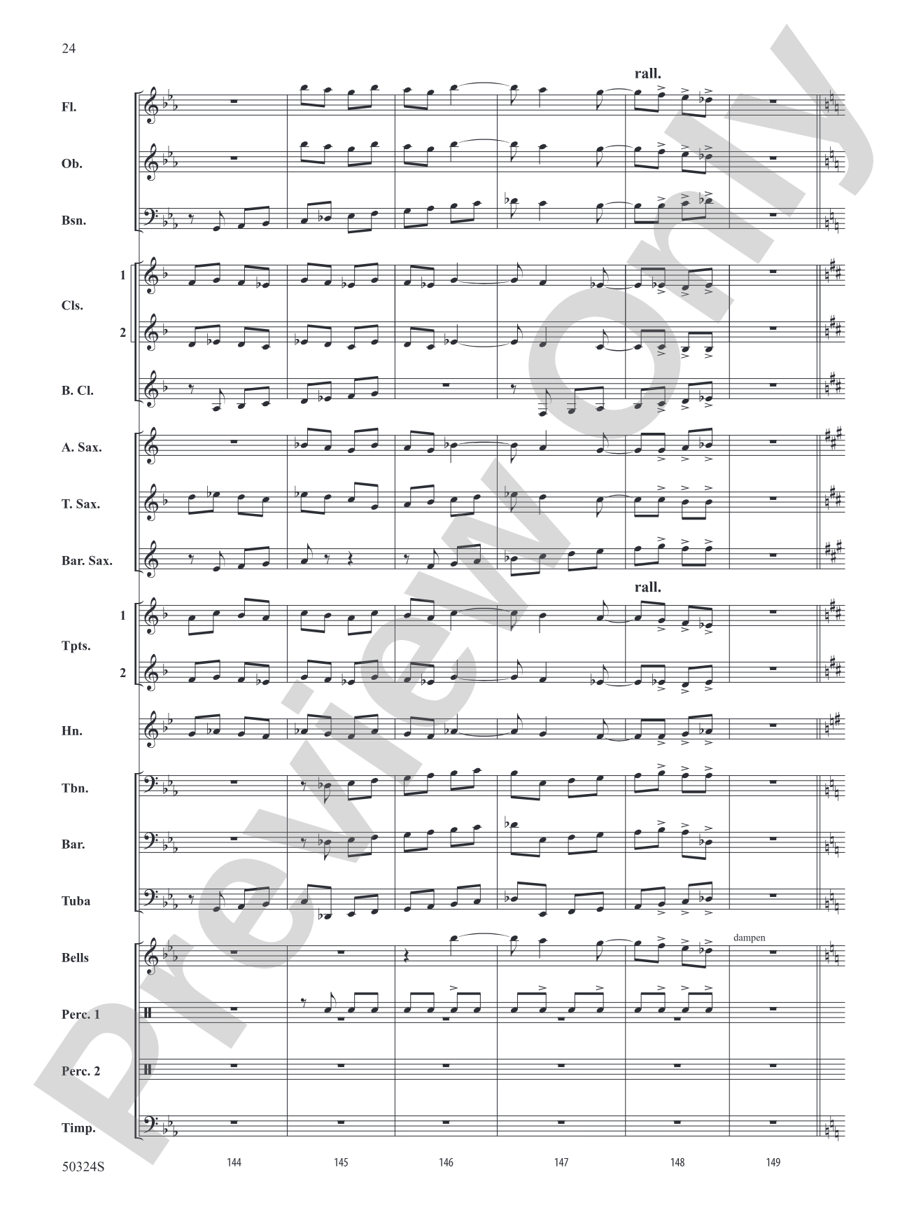 Moorside March: Concert Band Conductor Score & Parts