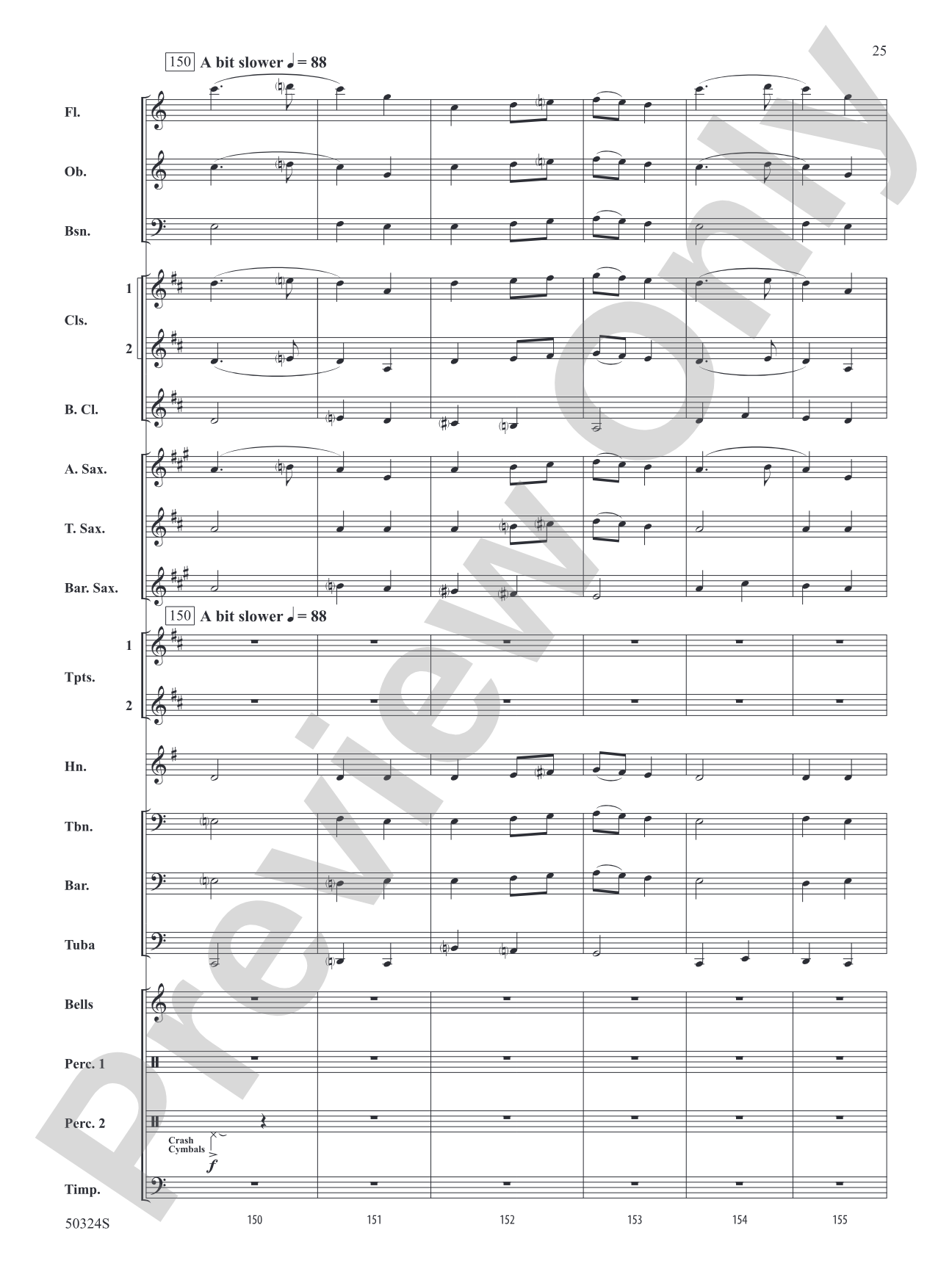 Moorside March: Concert Band Conductor Score & Parts