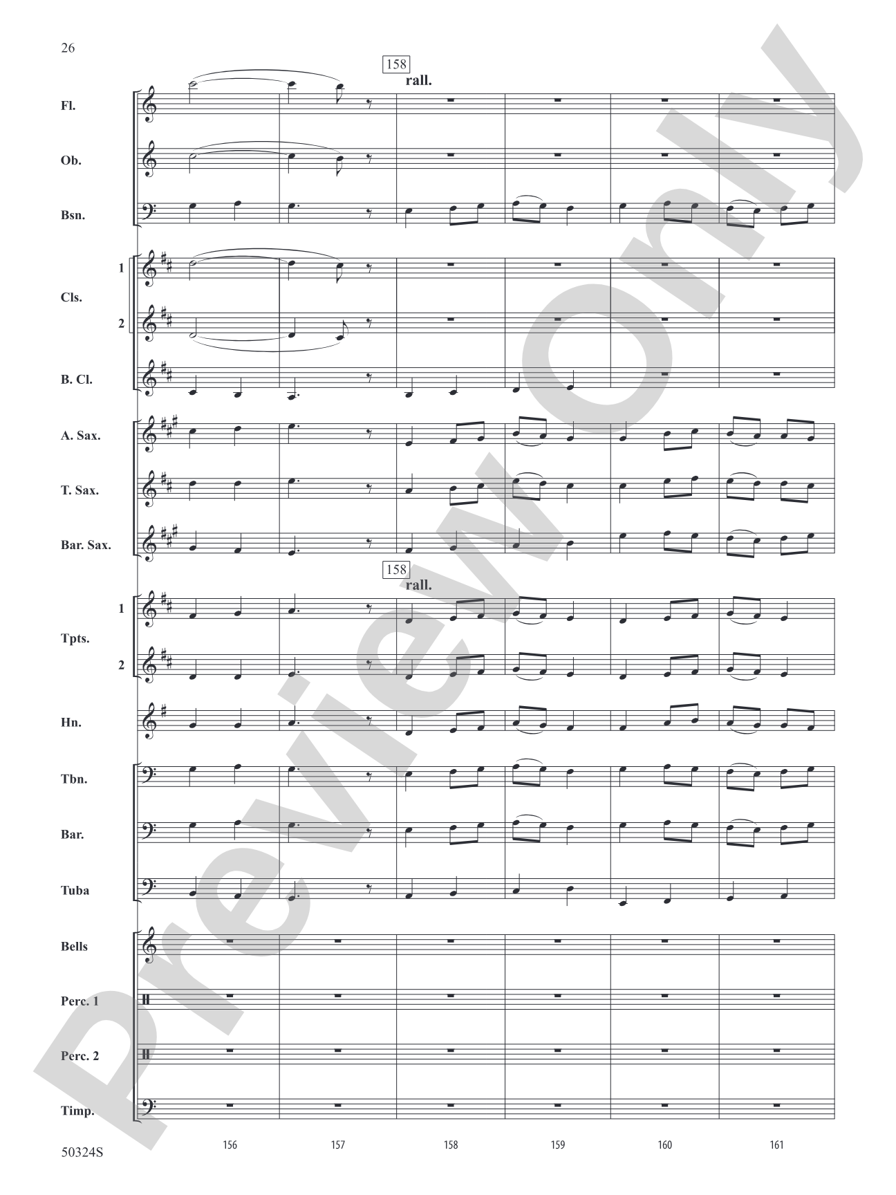 Moorside March: Concert Band Conductor Score & Parts