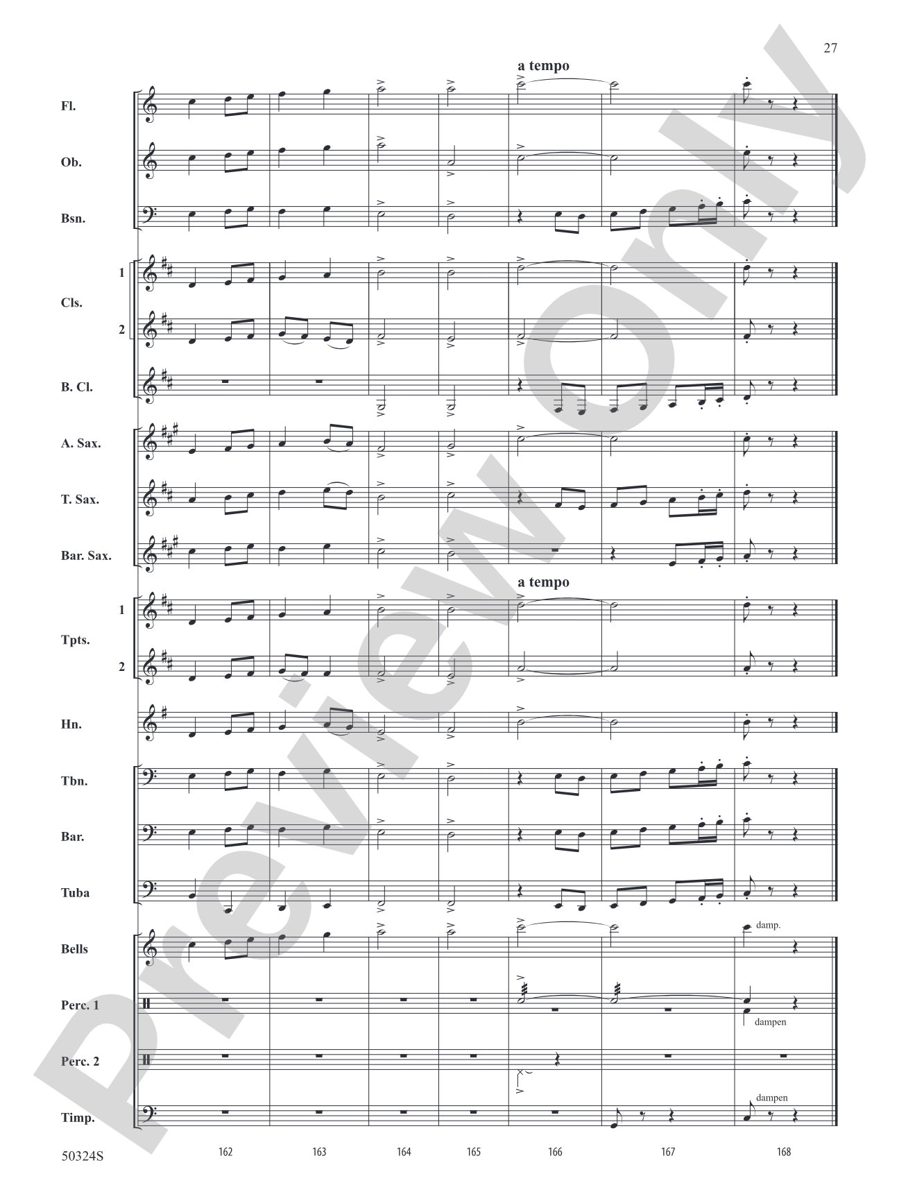 Moorside March: Concert Band Conductor Score & Parts