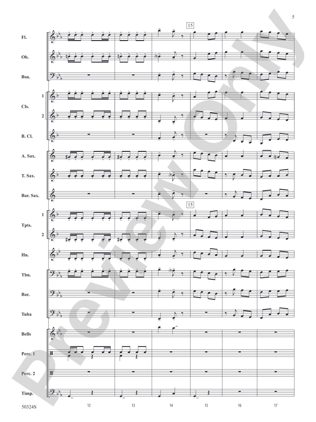 Moorside March: Concert Band Conductor Score & Parts