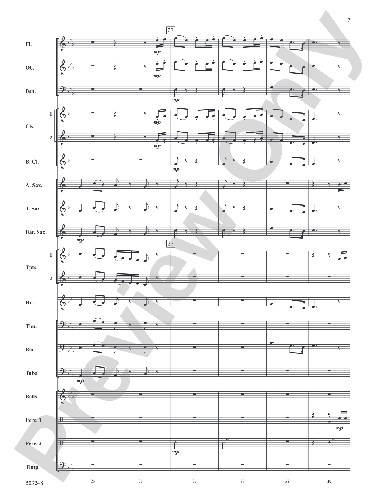 Moorside March: Concert Band Conductor Score & Parts